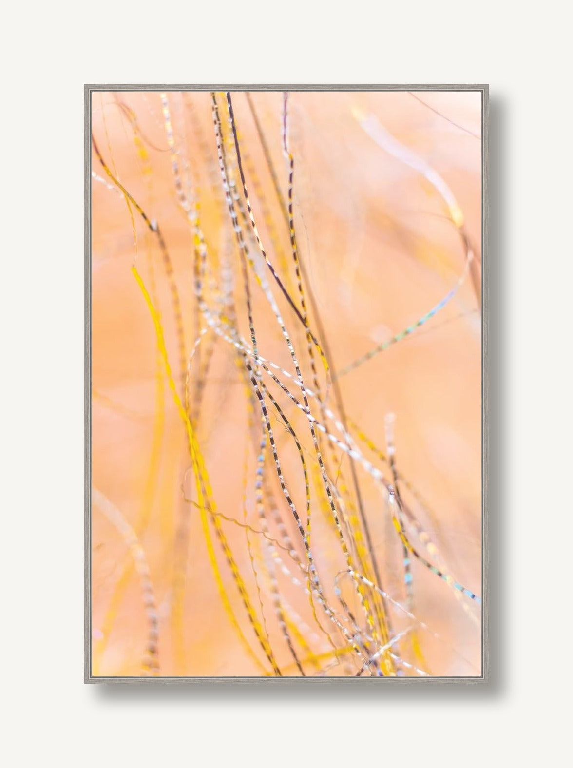 Yellow Fibers 1 framed