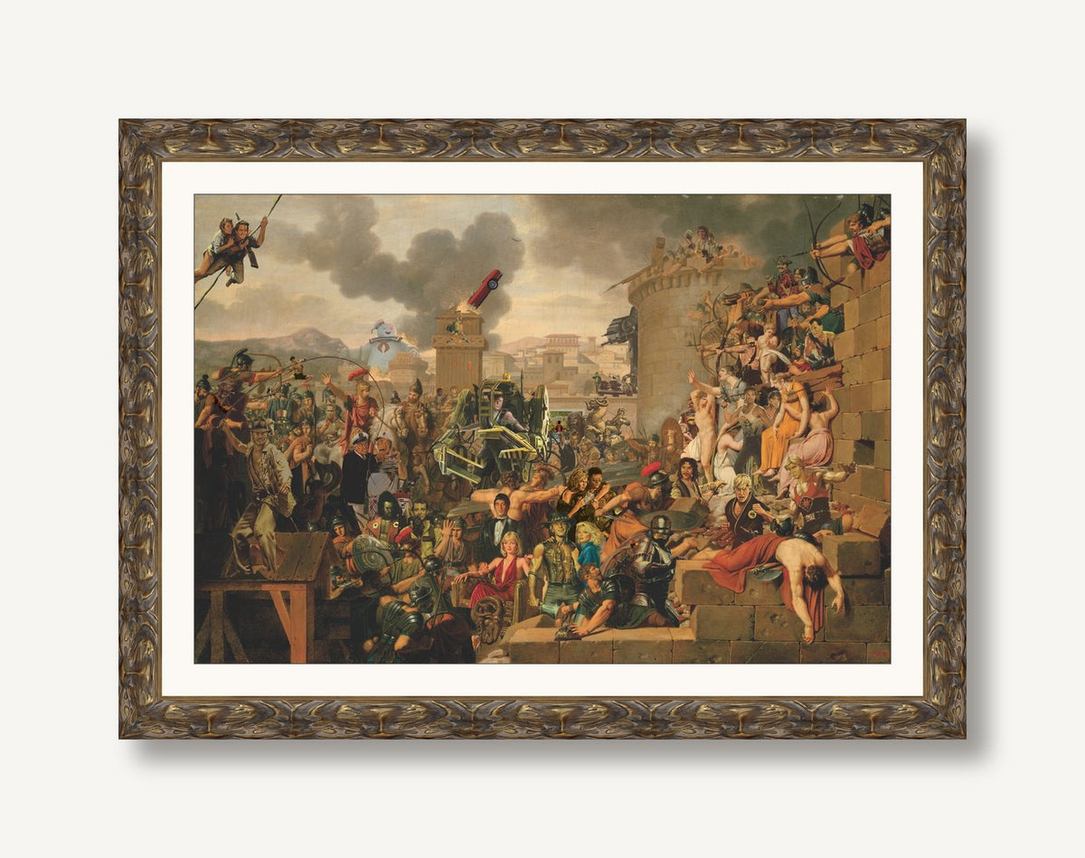 Baroque 80's 1 framed