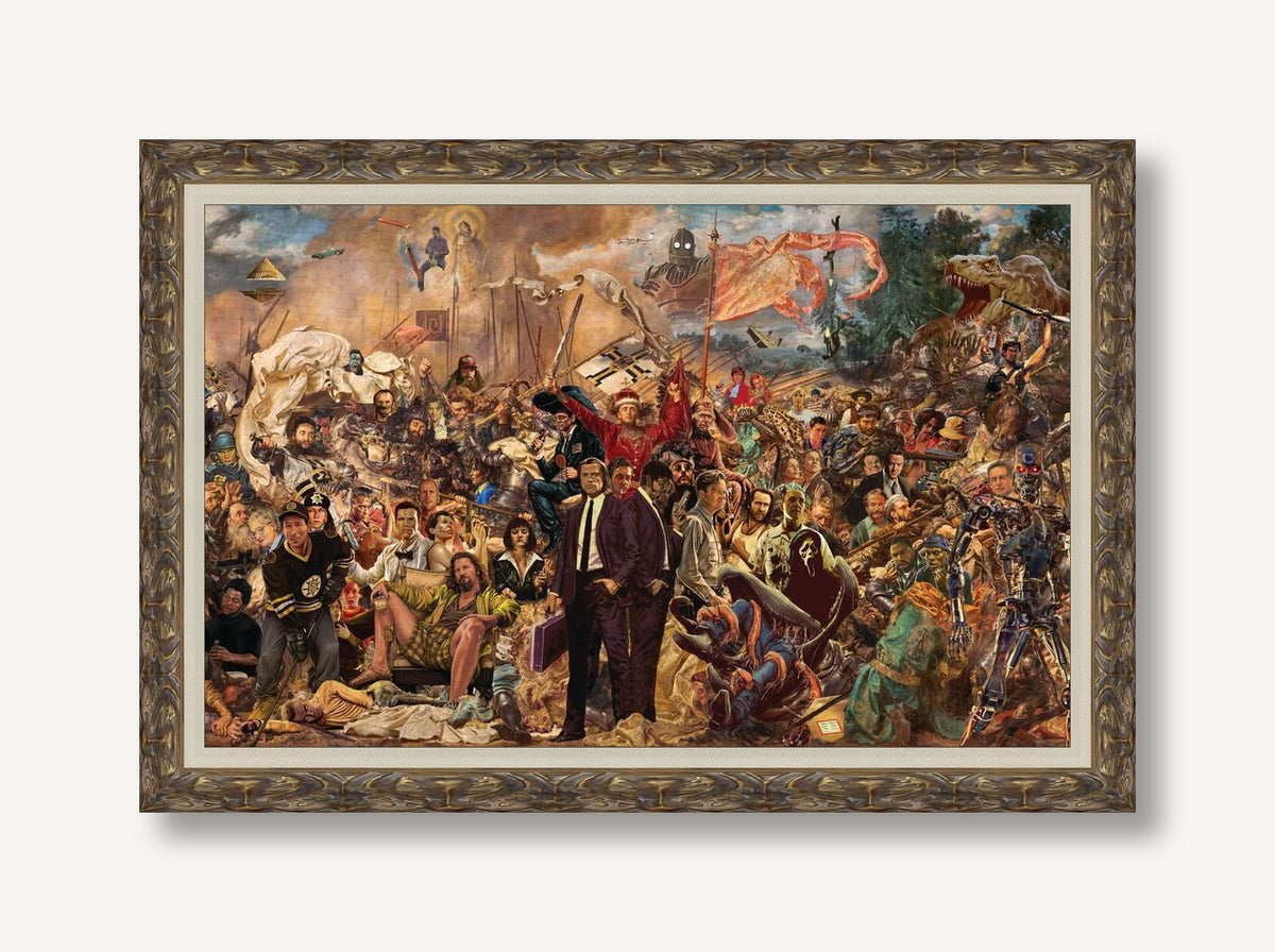 Baroque 90's Rewind 1 framed