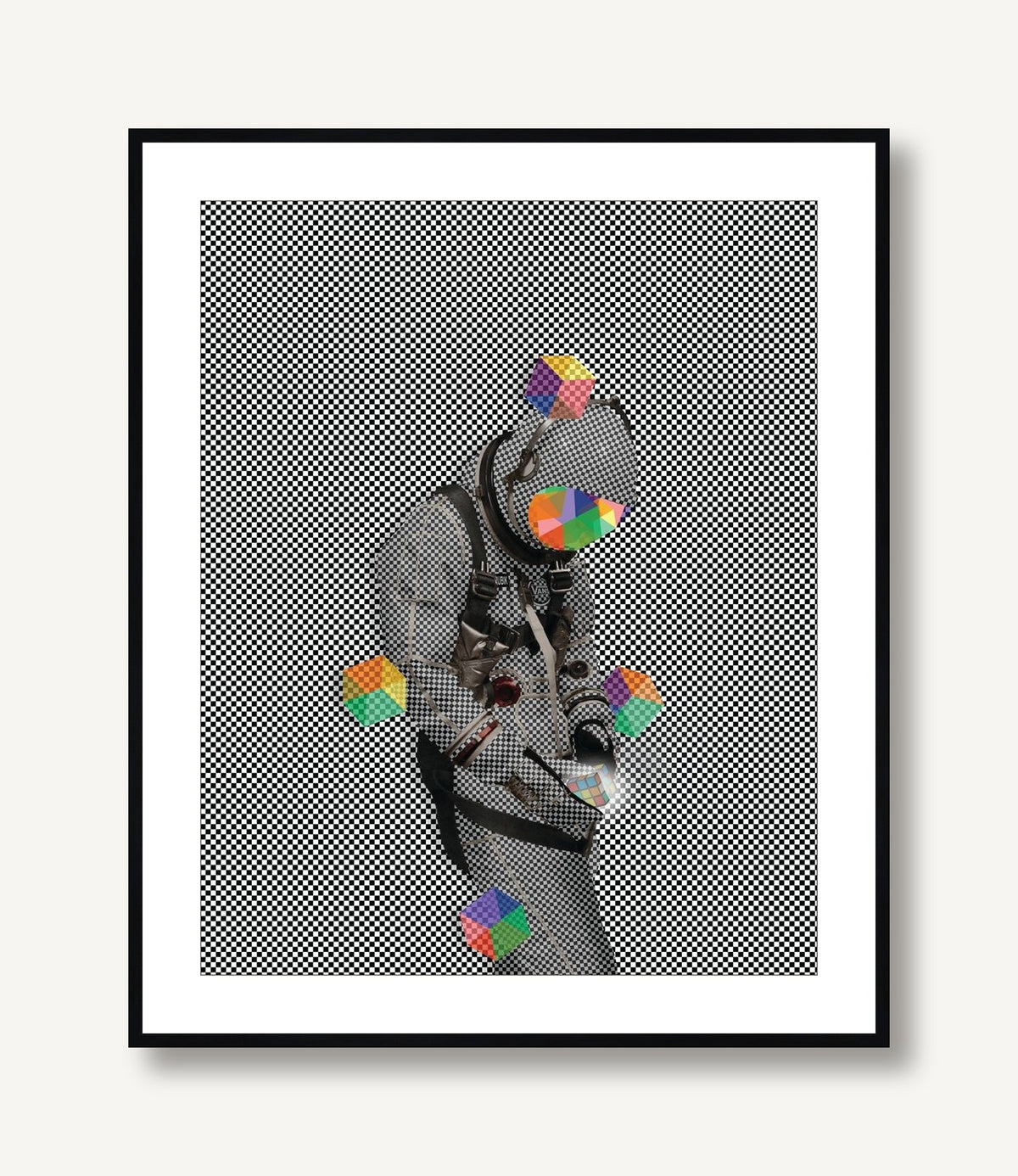 Cubed 1 framed