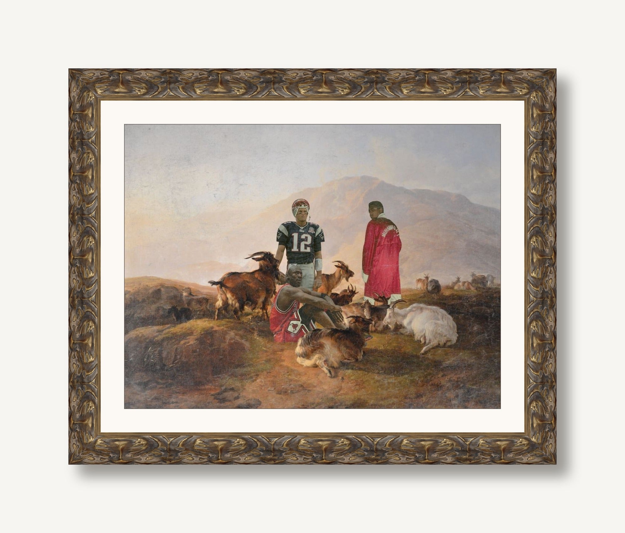 GOATS 1 framed
