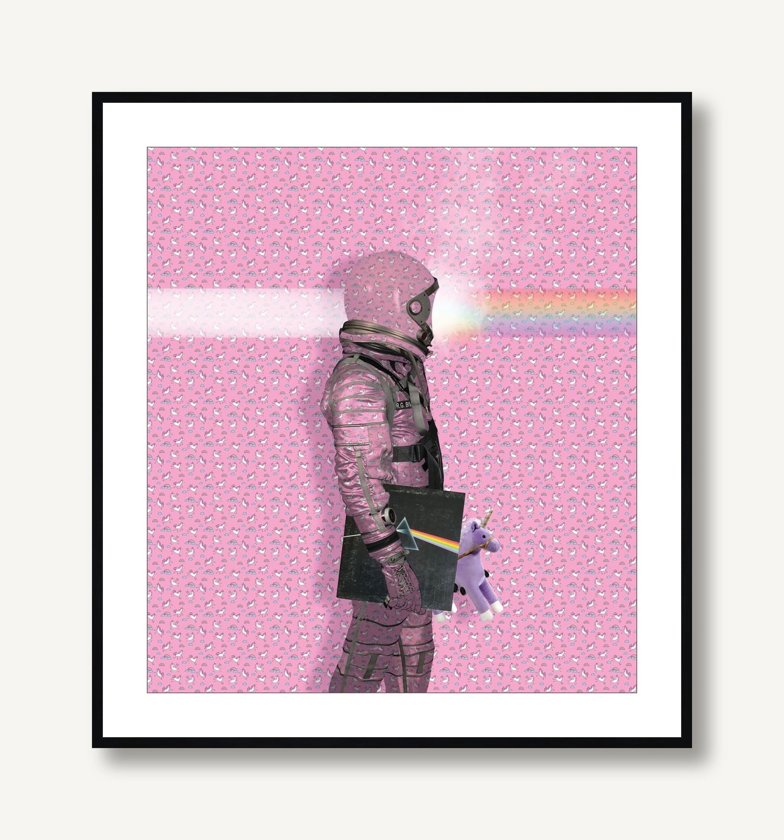 My Happy Space 1 framed