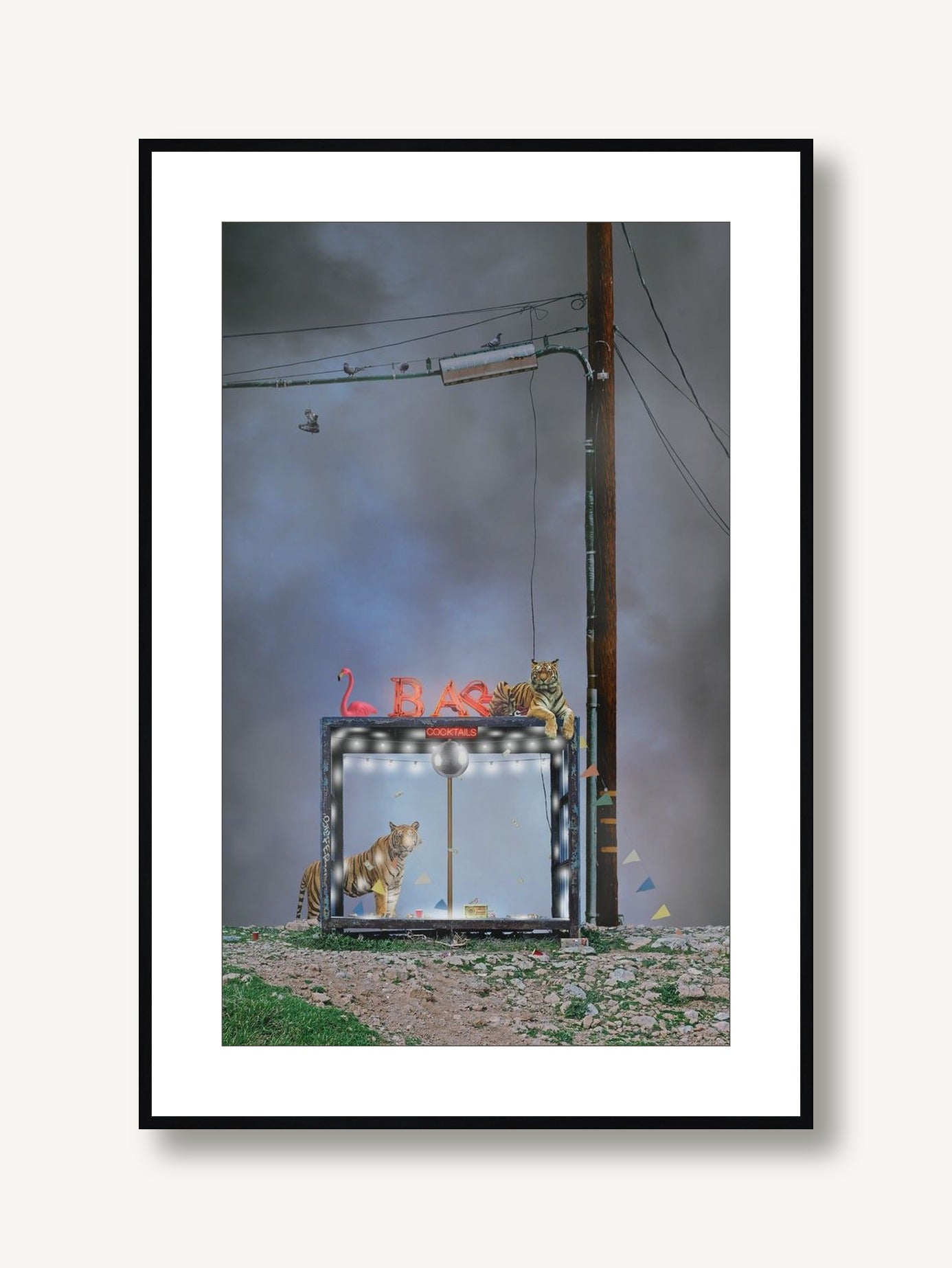 Party Animals 1 framed