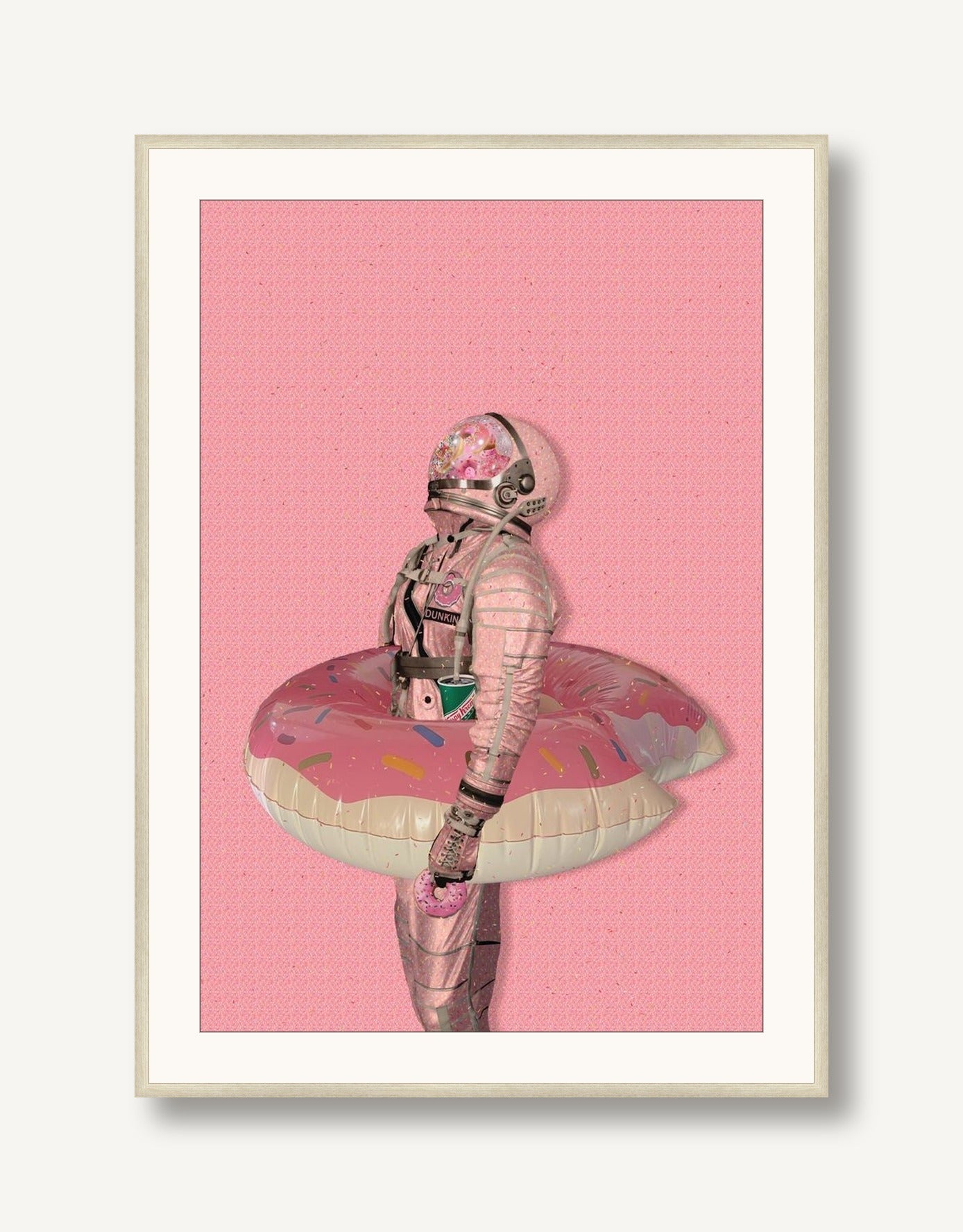 Pattern Astronaut 1 framed
