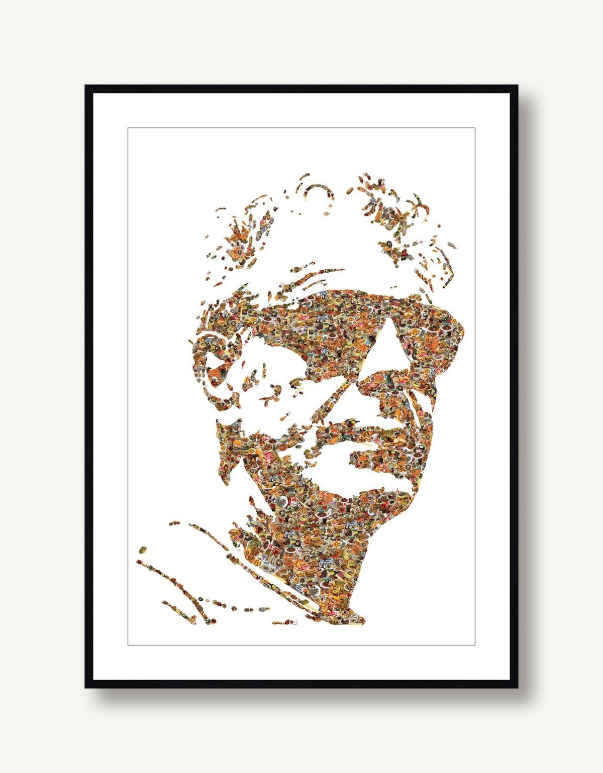 Silhouette Chef 1 framed