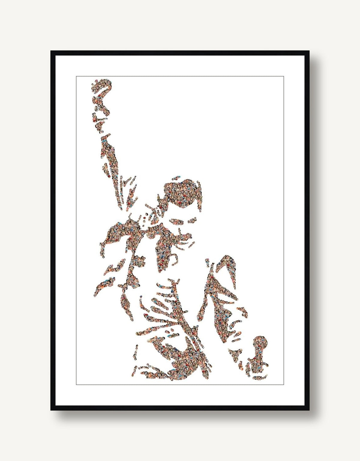 Silhouette Queen 1 framed
