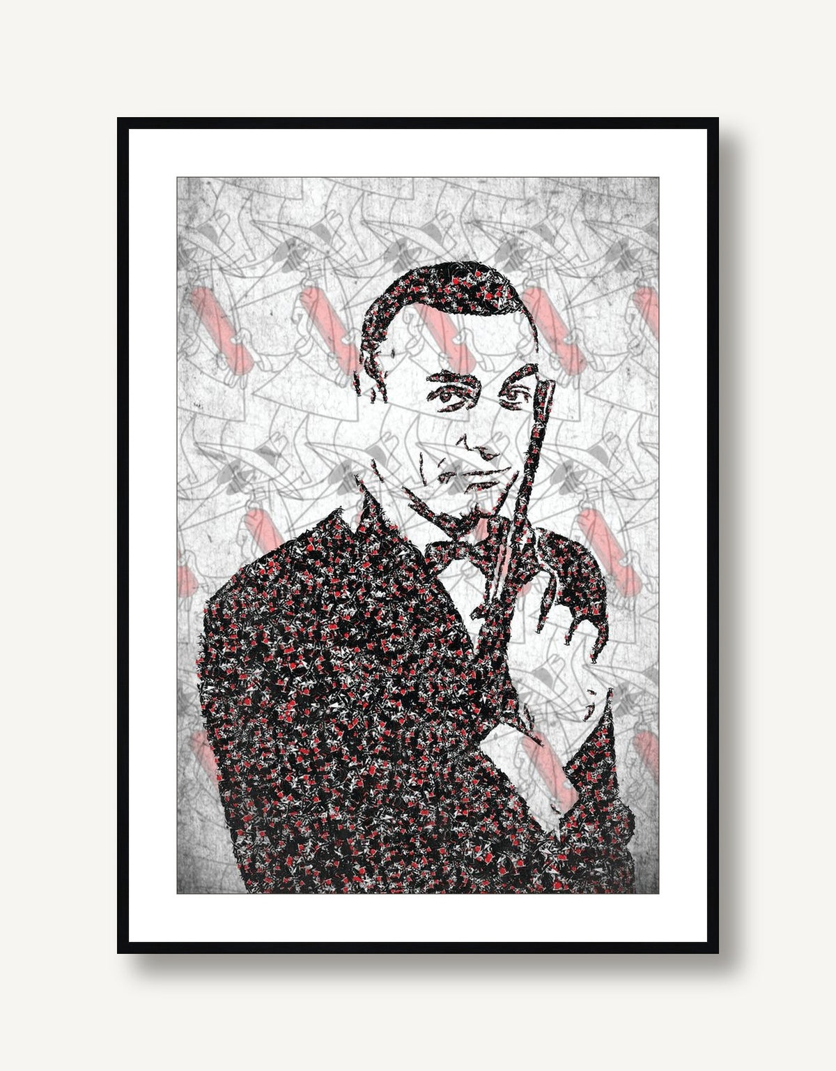 Silhouette Spy 1 framed