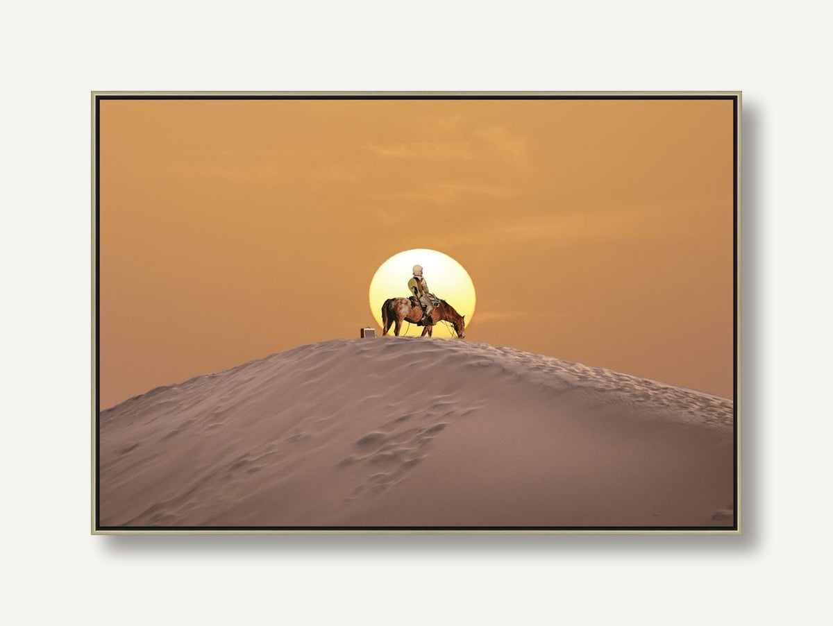 Space Cowboy 1 framed