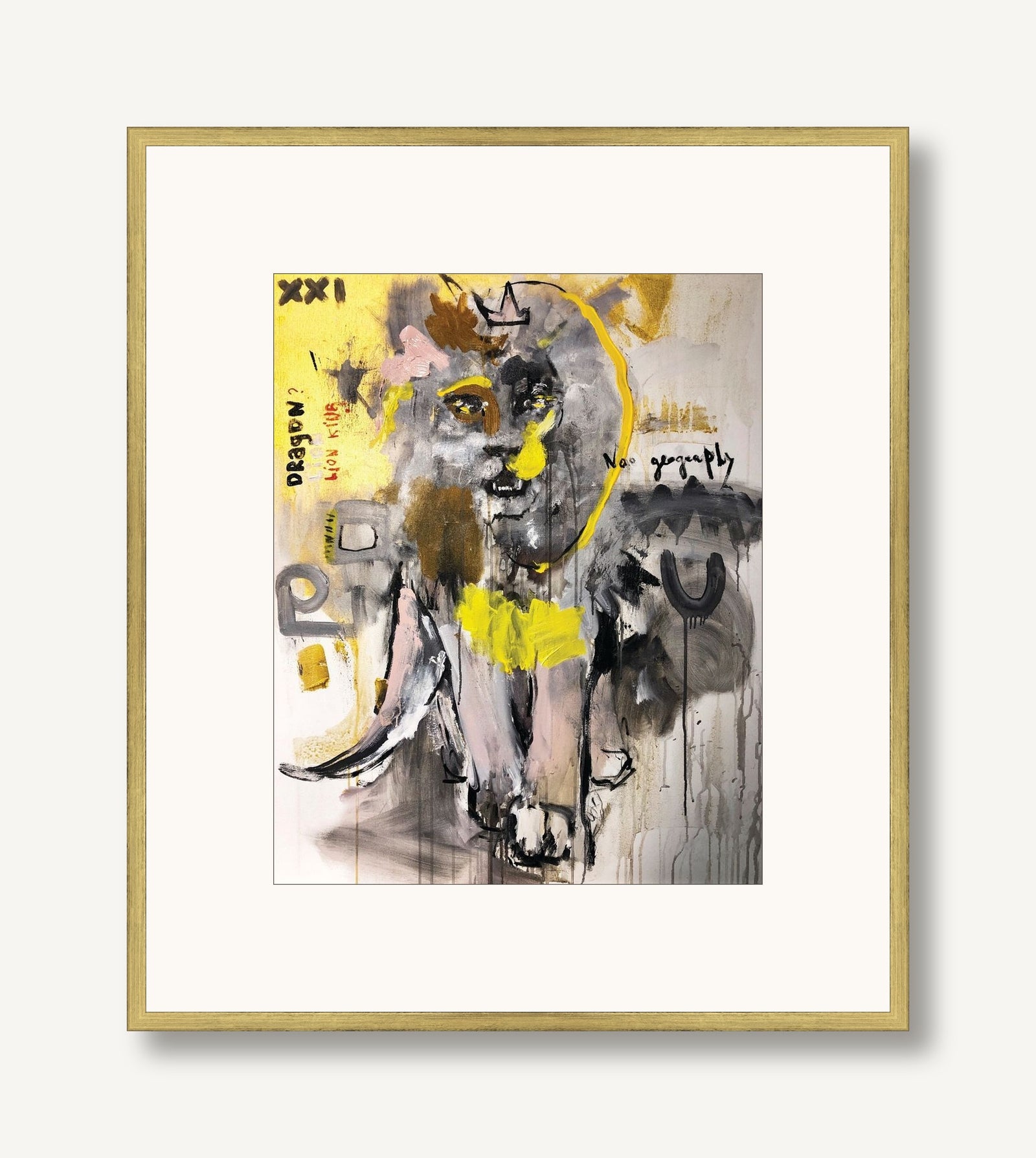 Lion King 1 framed