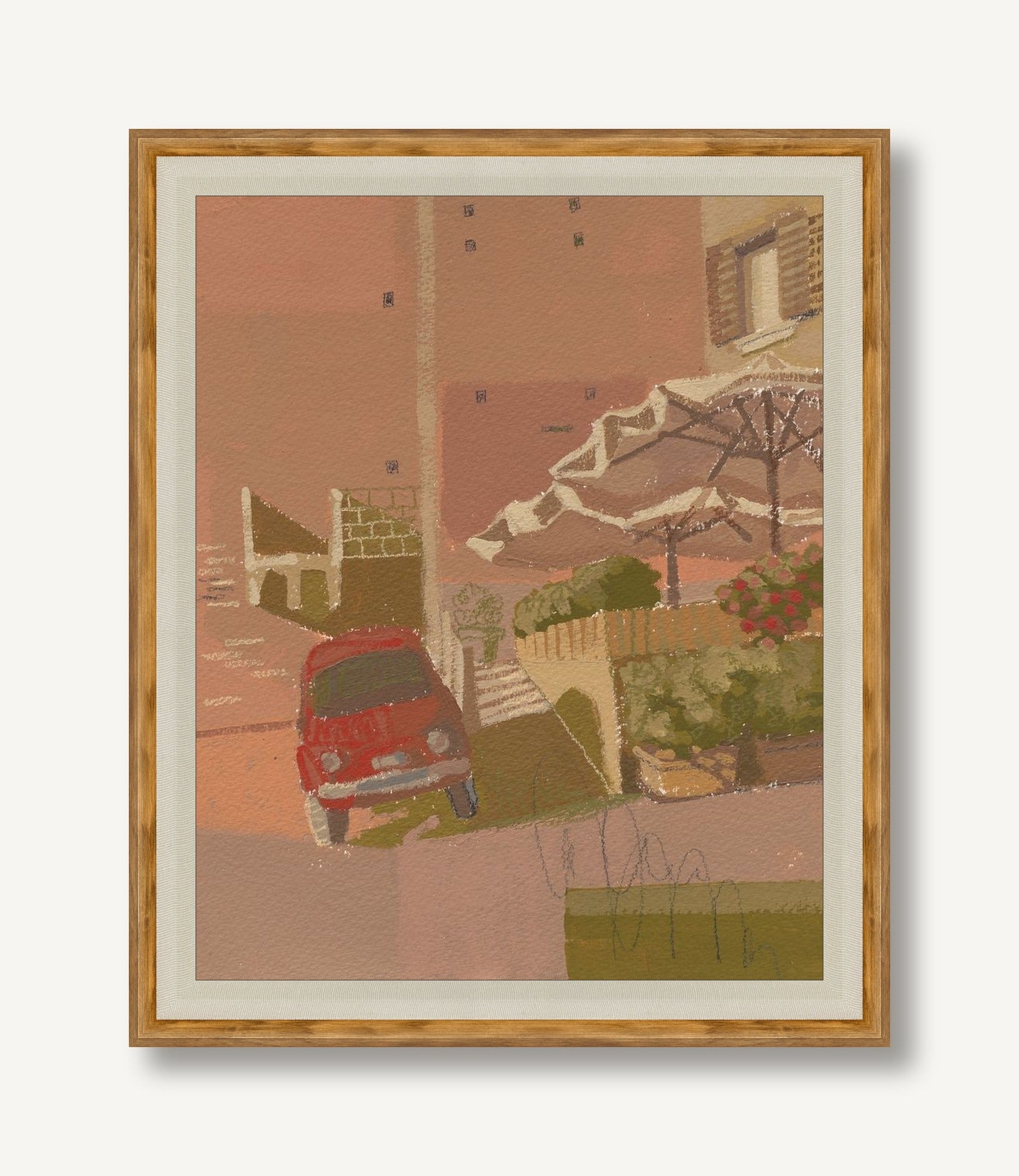 Rosso di Montepulciano 1 framed