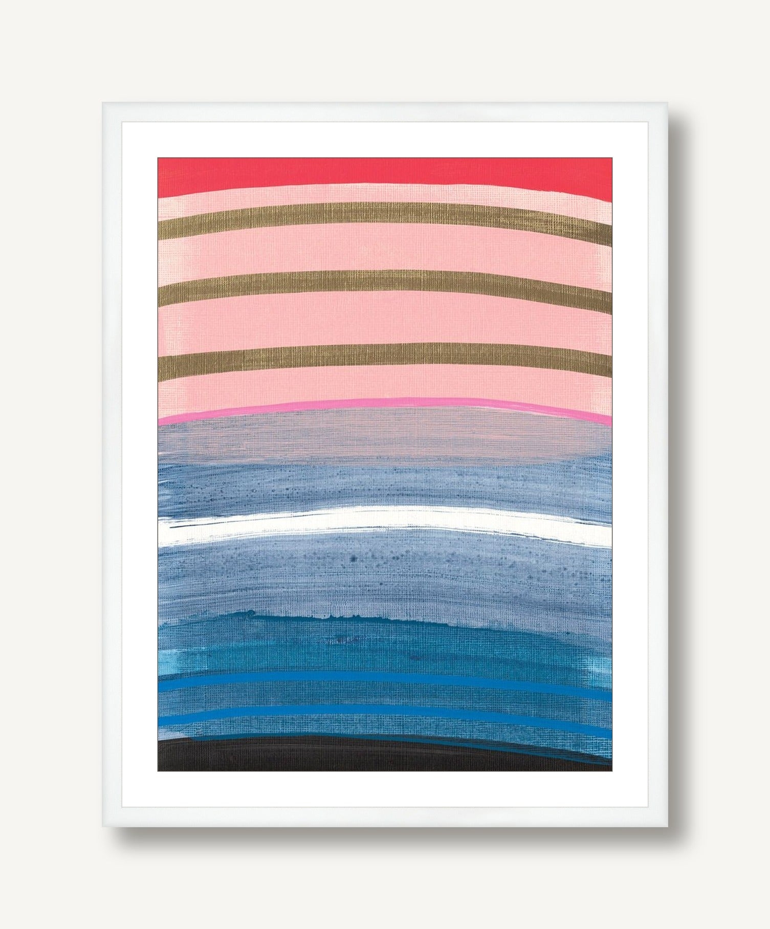 Verdant Stripe 2 framed