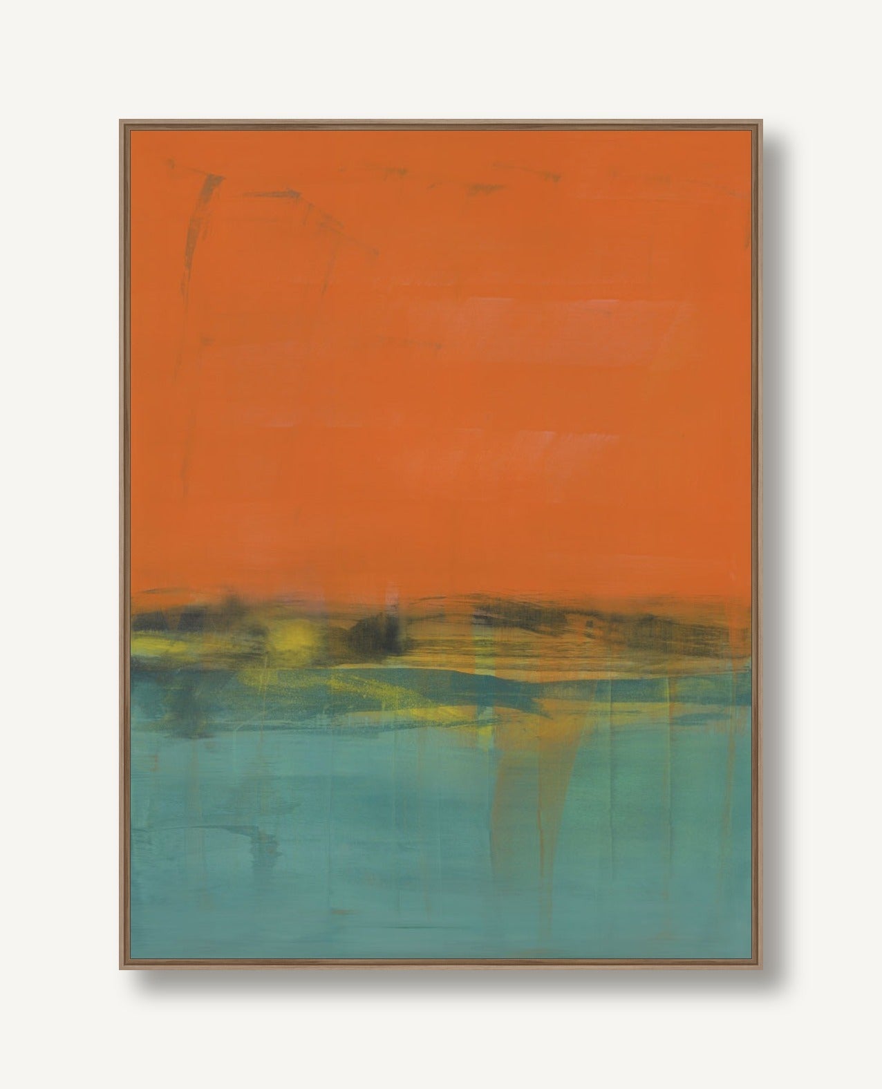 Orange Sky 1 framed