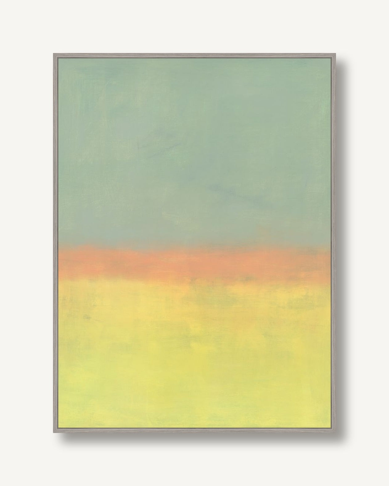 Yellow Sea 1 framed