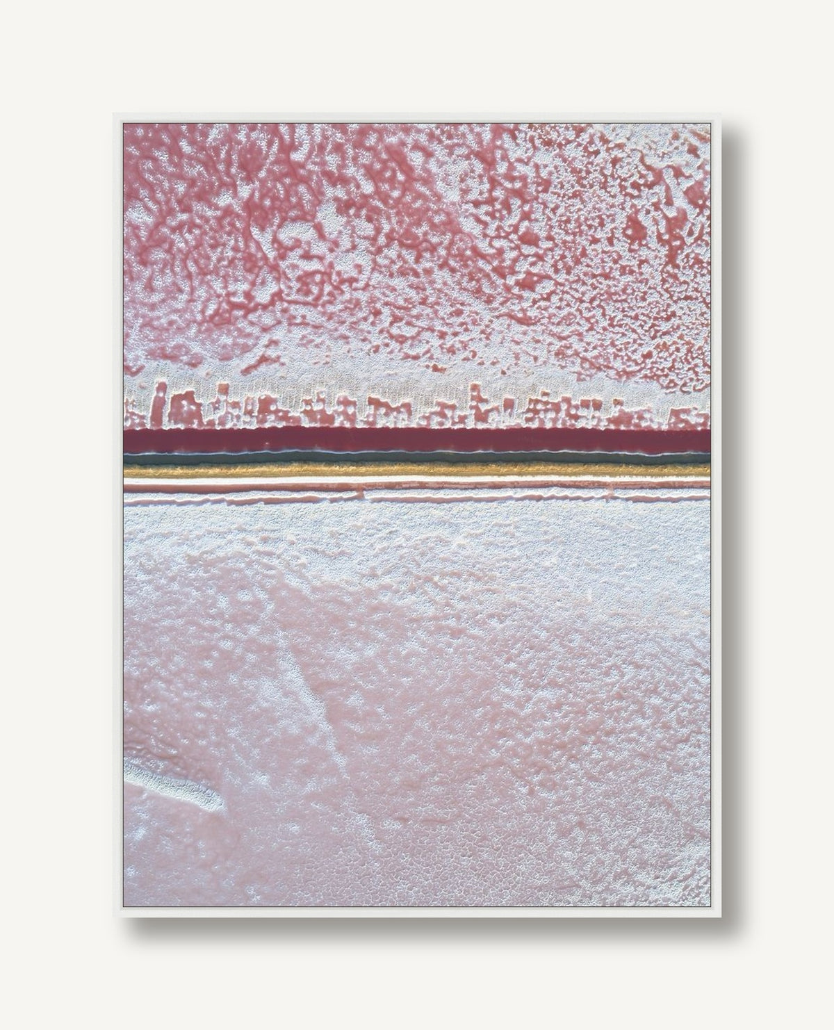 Salt Shapes 1 framed