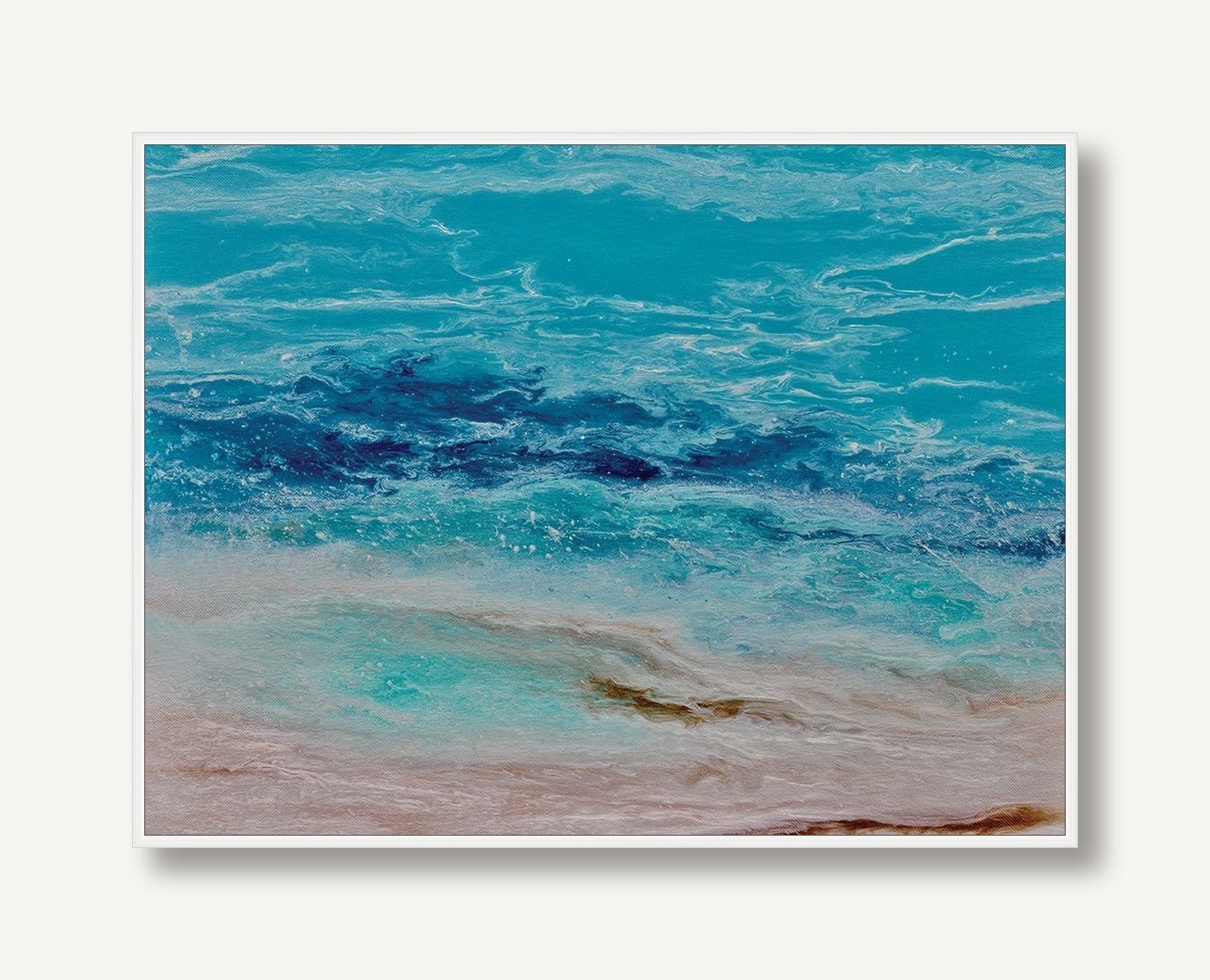 Sunday's Surf 2 framed