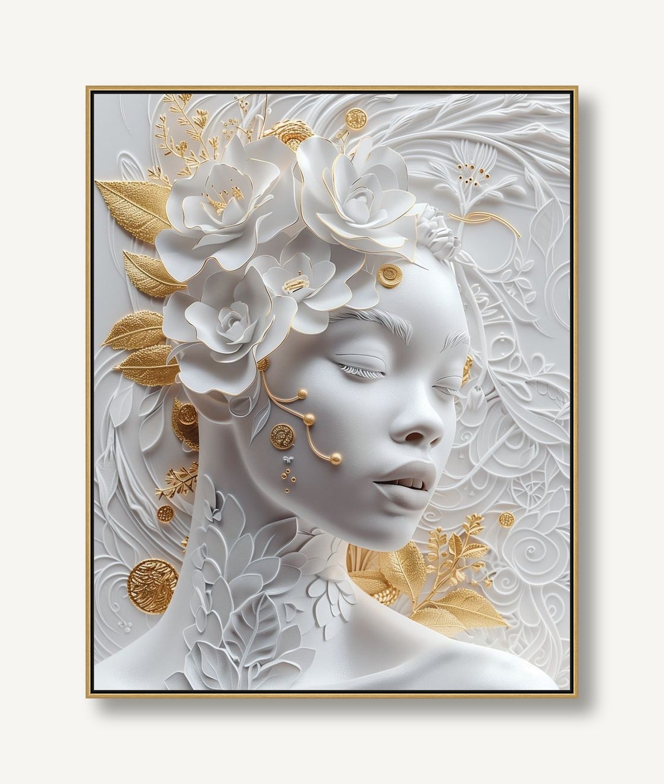 Lady Gardenia 1 framed