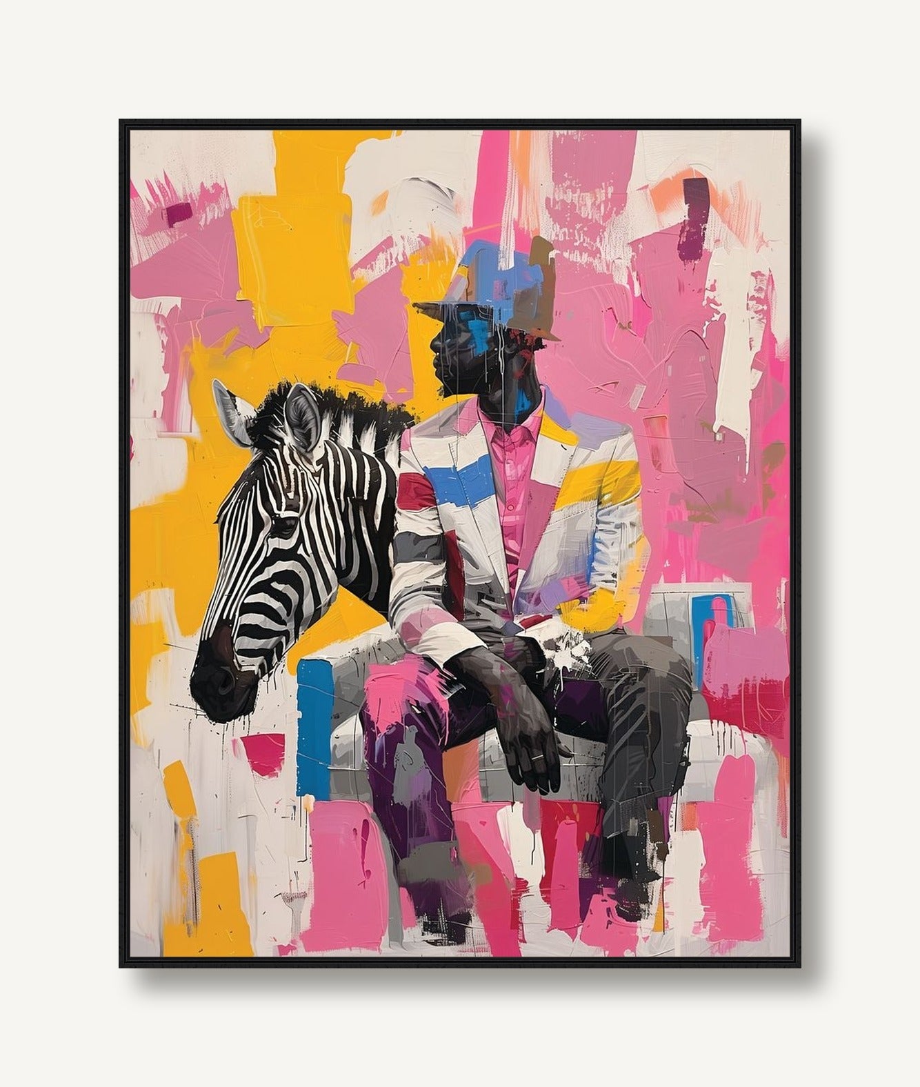 Matching Stripes 1 framed