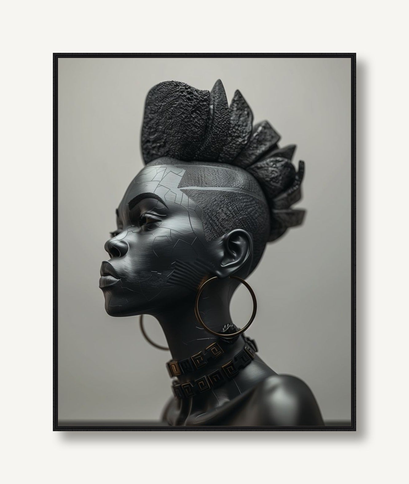 Primordial Woman 1 framed