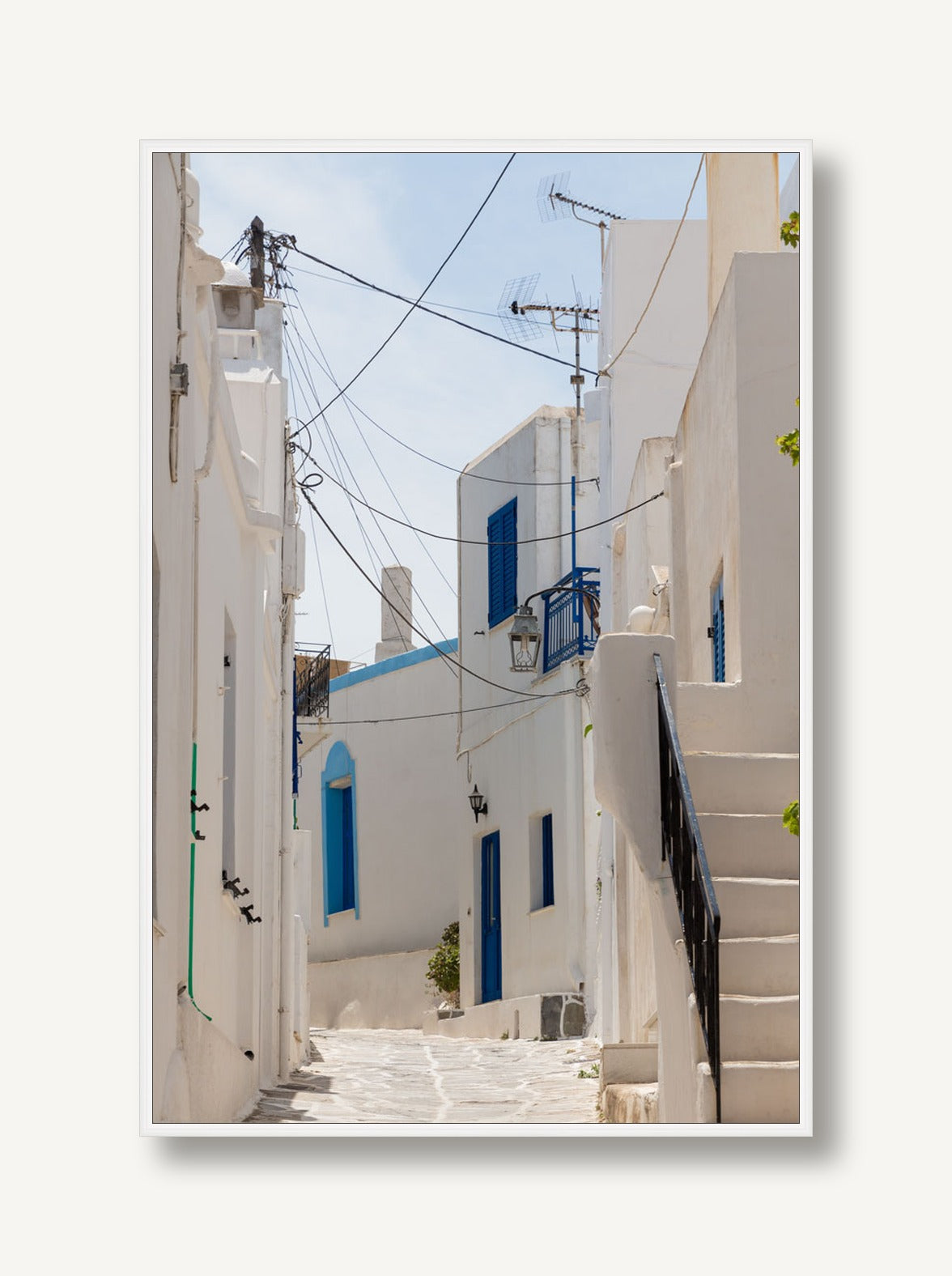 Alleys of Tranquility 1 framed