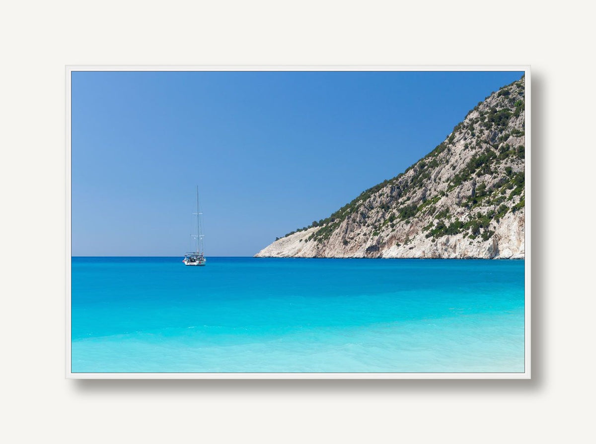 Boundless Turquoise 3 framed