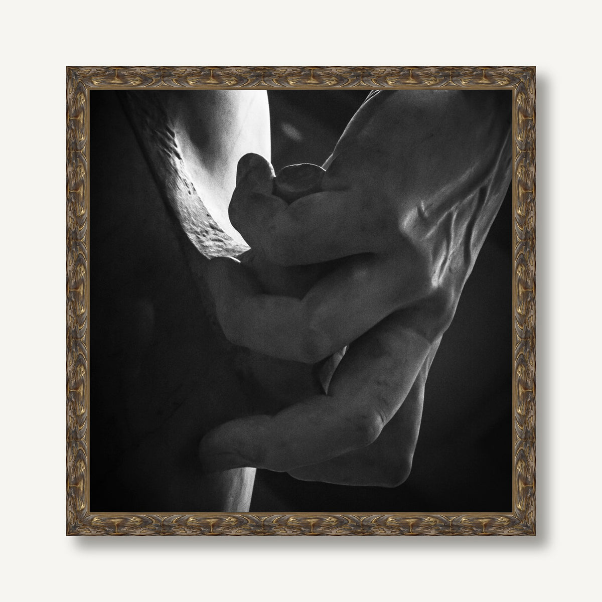 Chiseling Intrique 1 framed