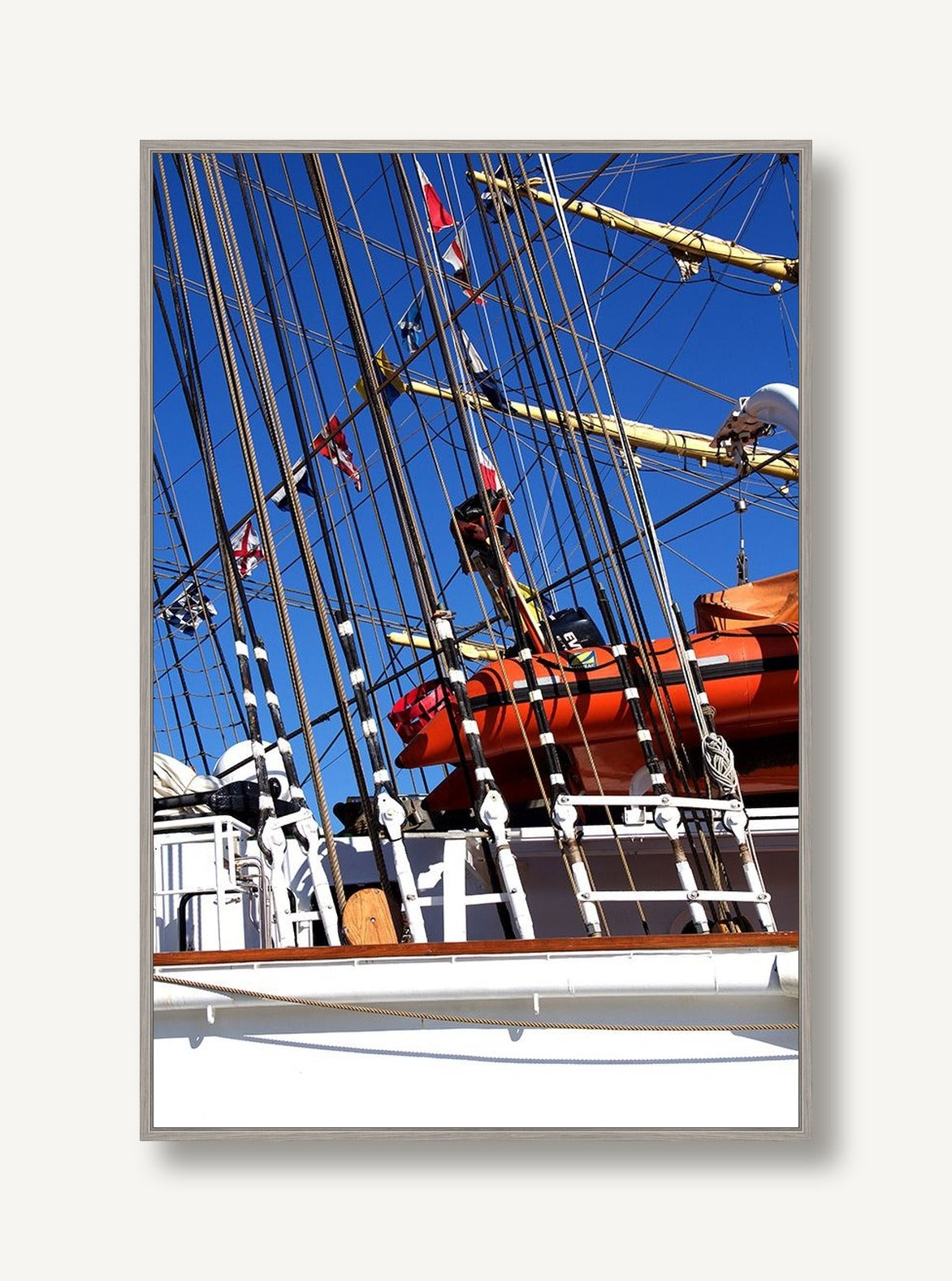 Nautical Days 7 framed