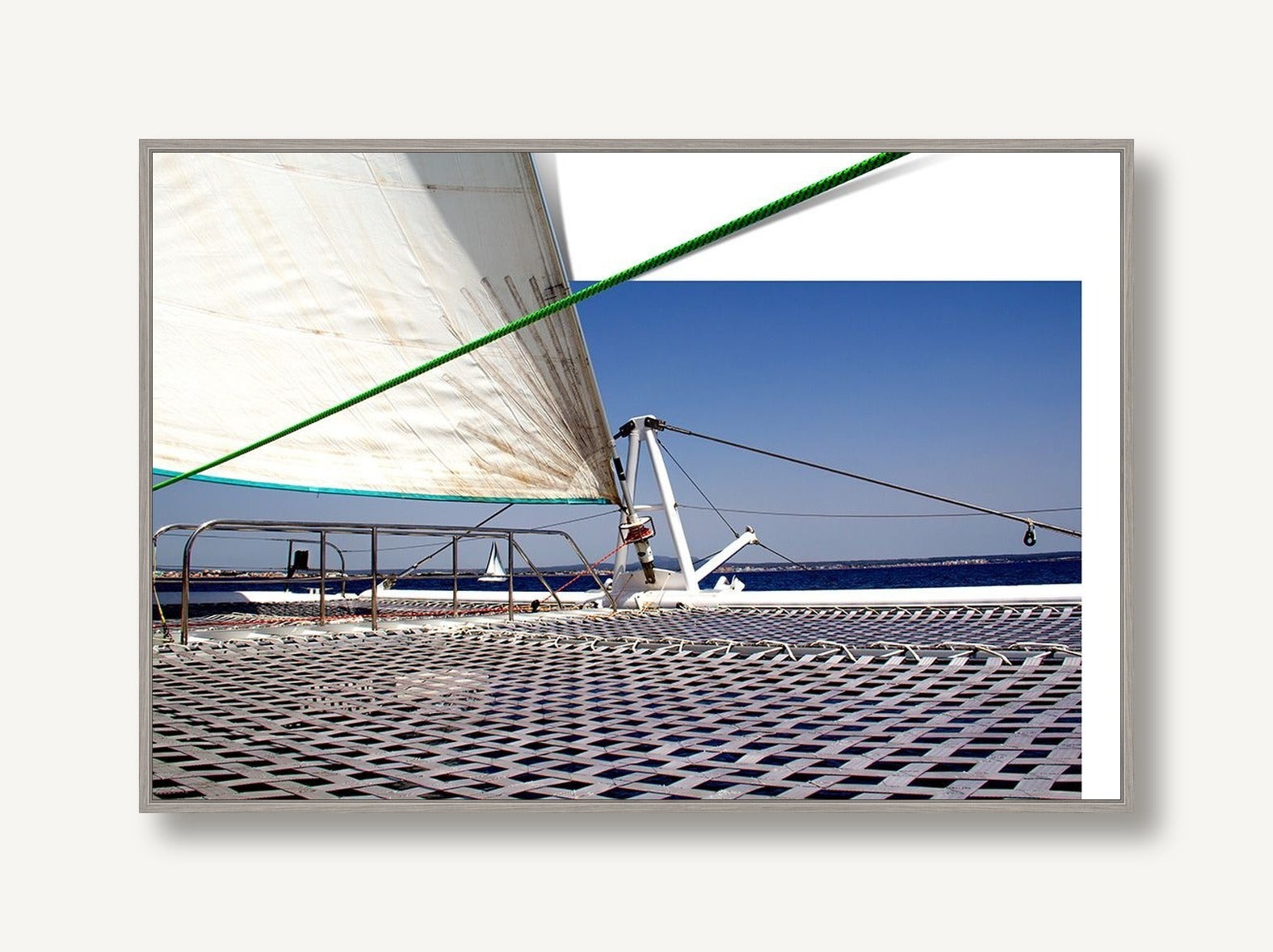 Sailing In The Mediteranean 3 framed