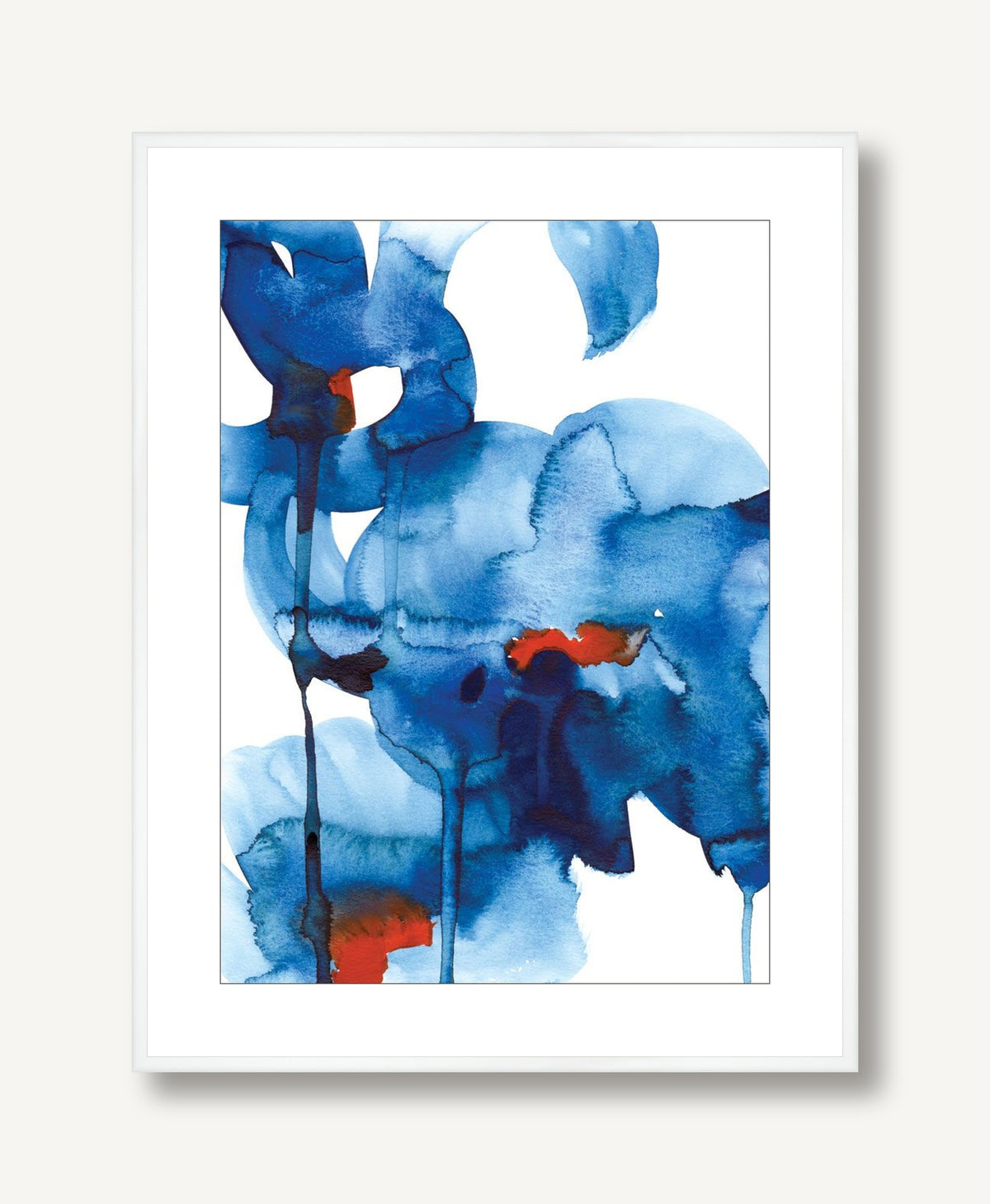 Blue Lily 1 framed