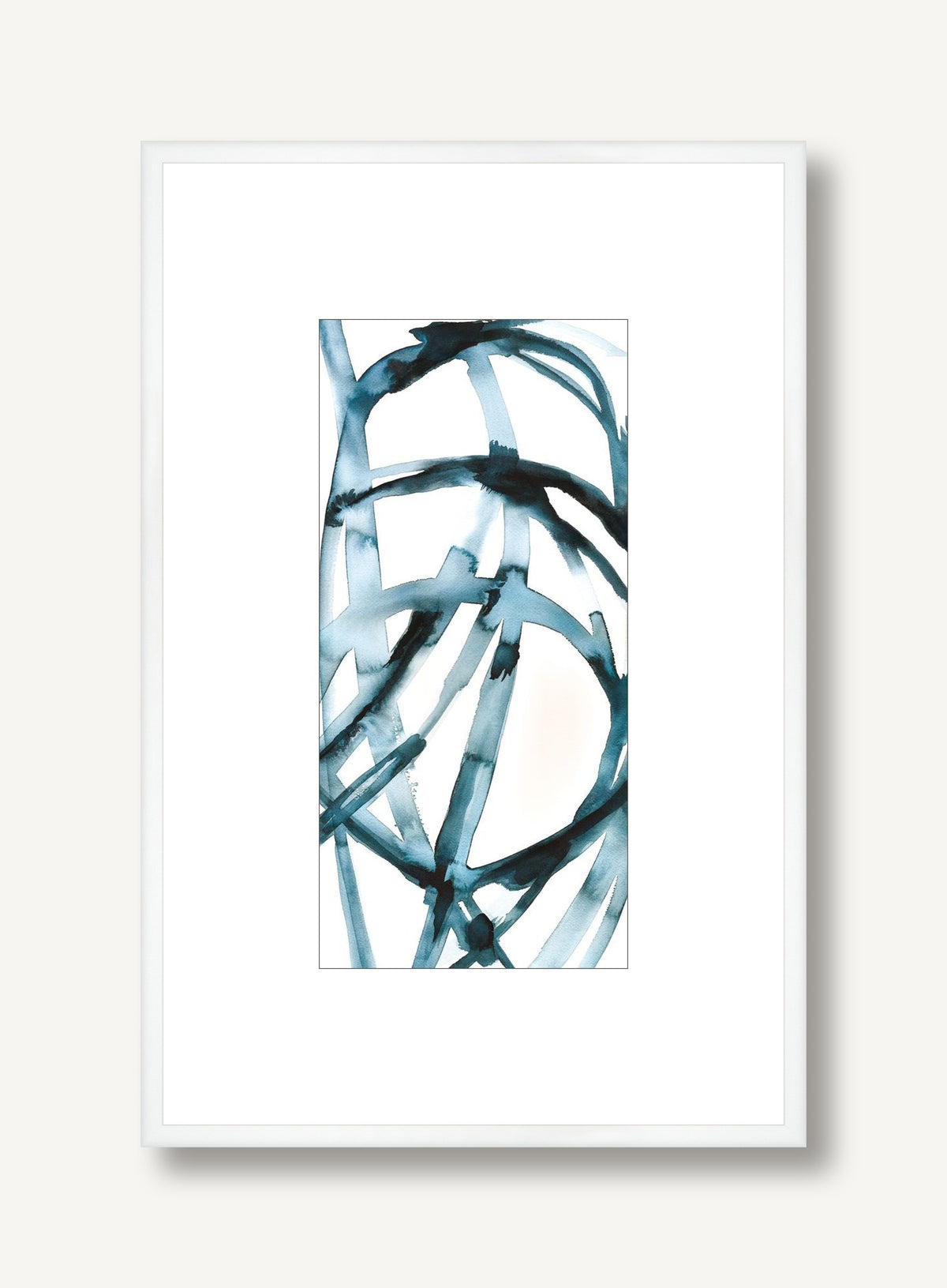 Indigo Road 1 framed
