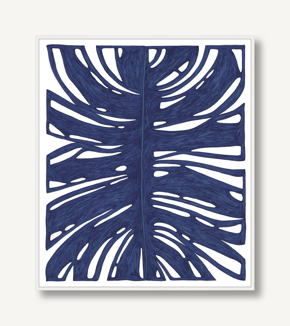 Botanicus Monstera Blue 1 framed
