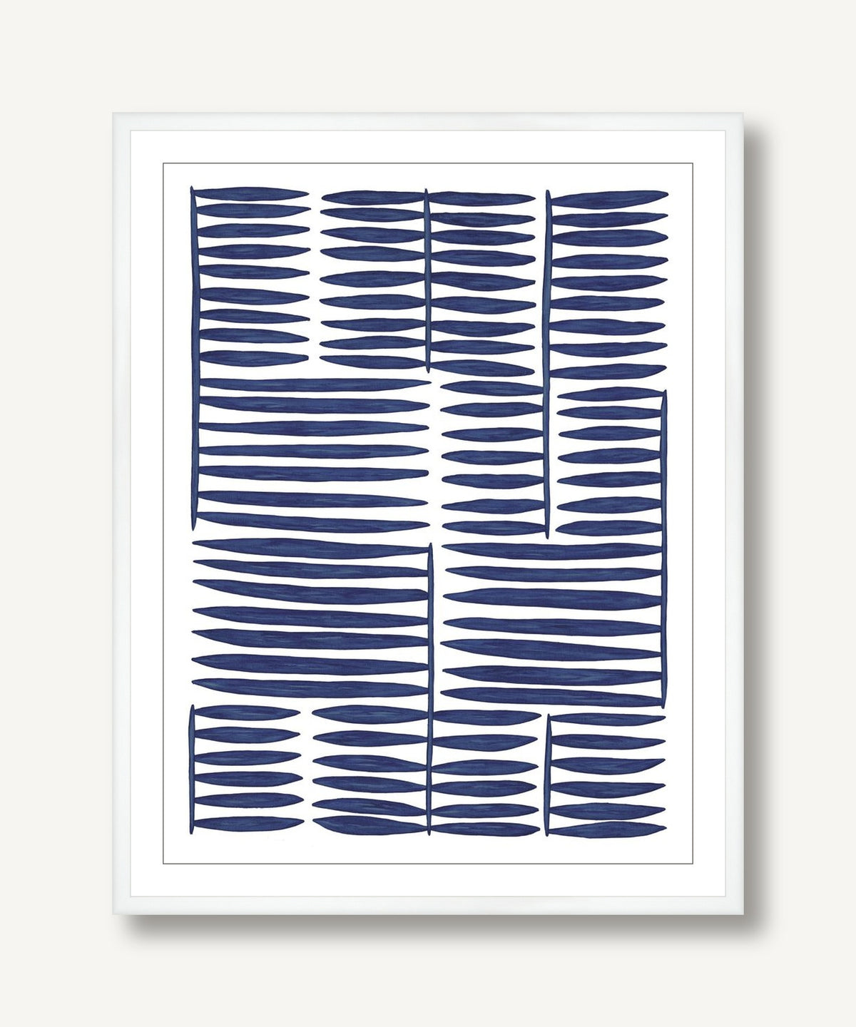 Botanicus Ordinibus Blue 2 framed