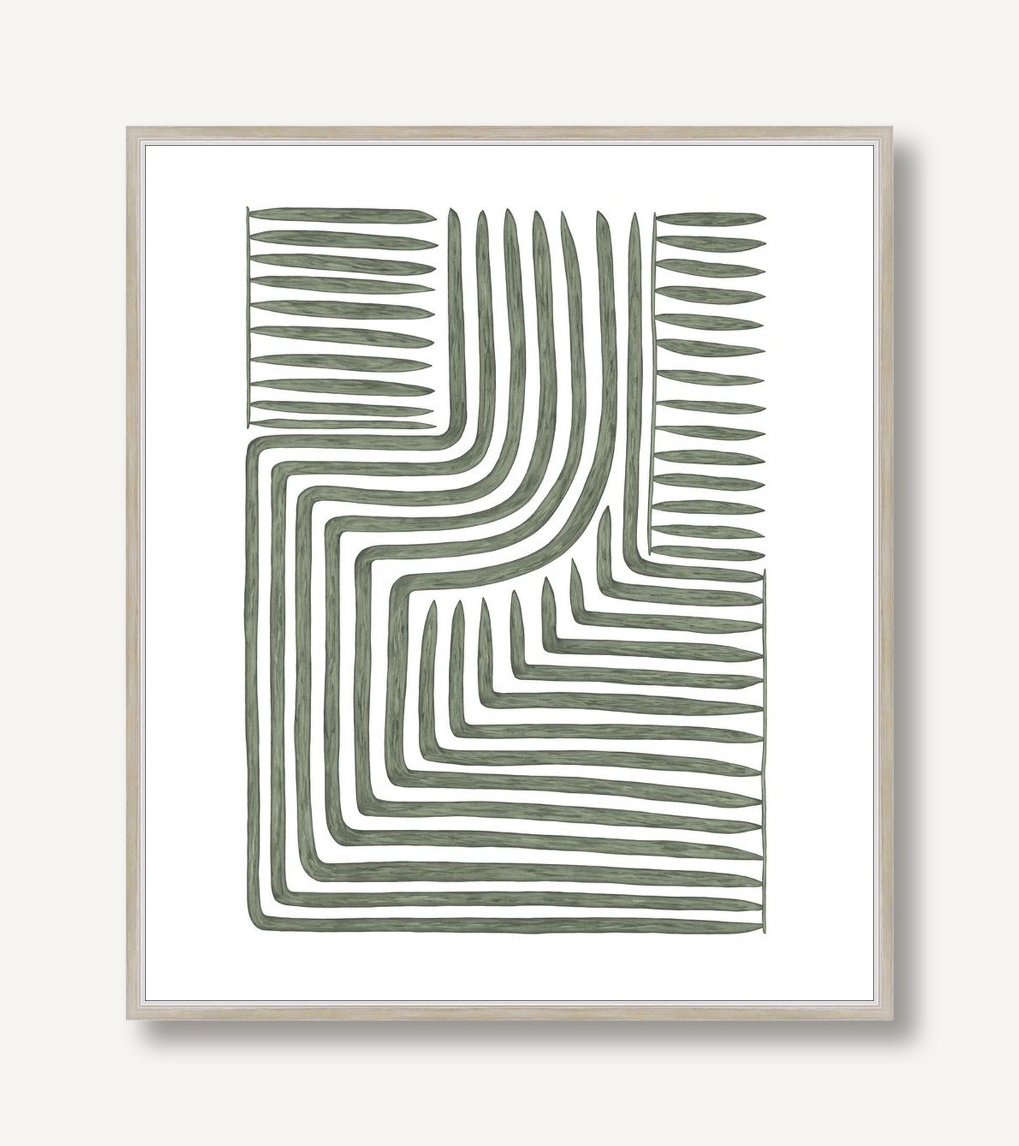 Jungle Edges 2 framed