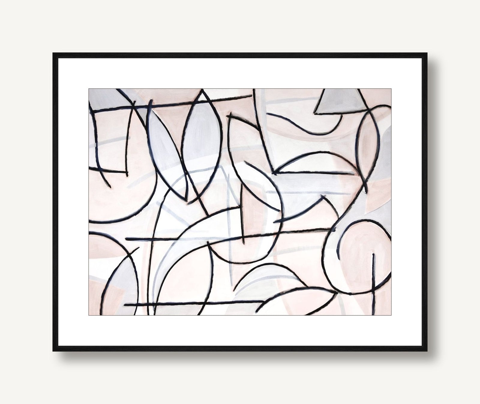 Fragmented Form 1 framed