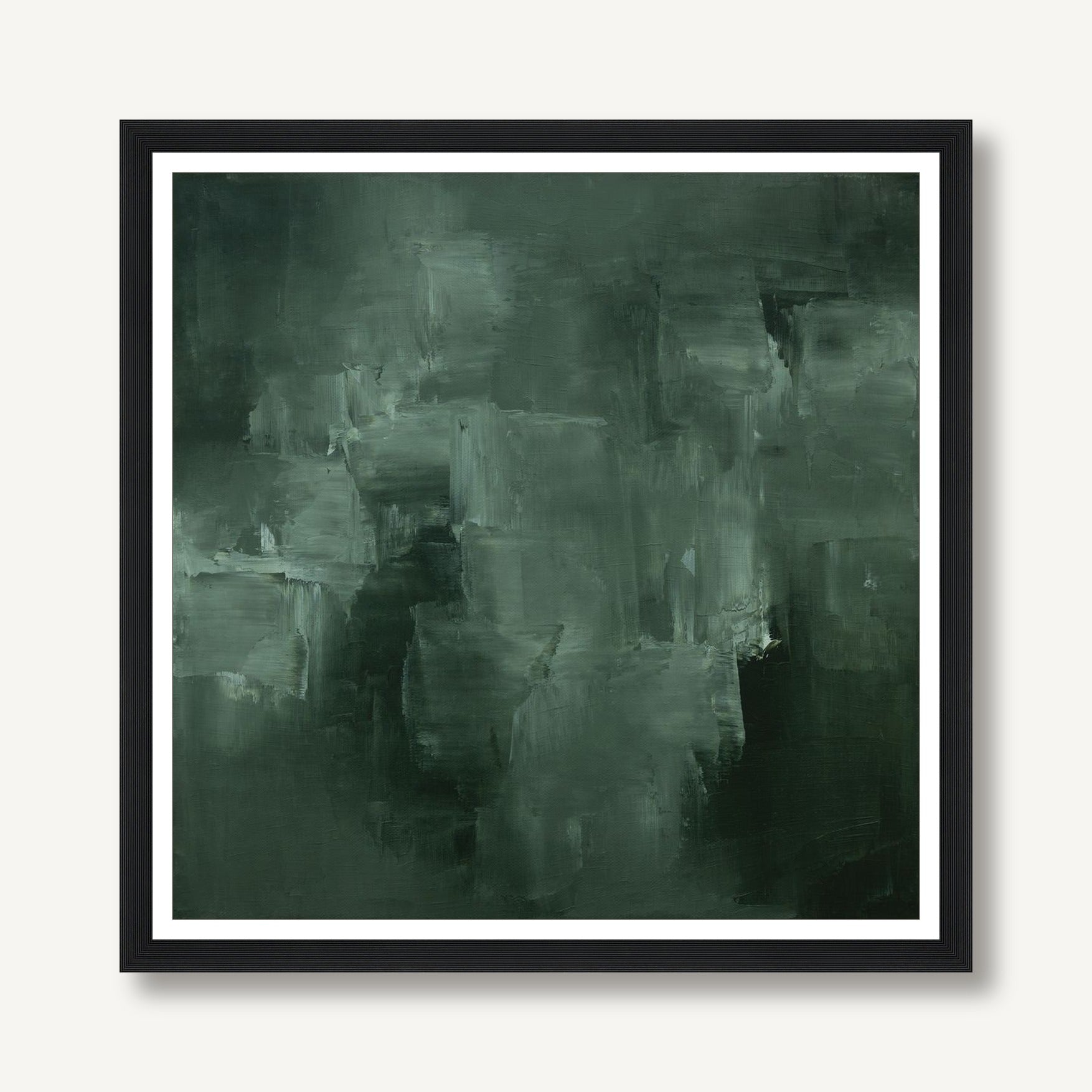 Verdant Wash 5 framed