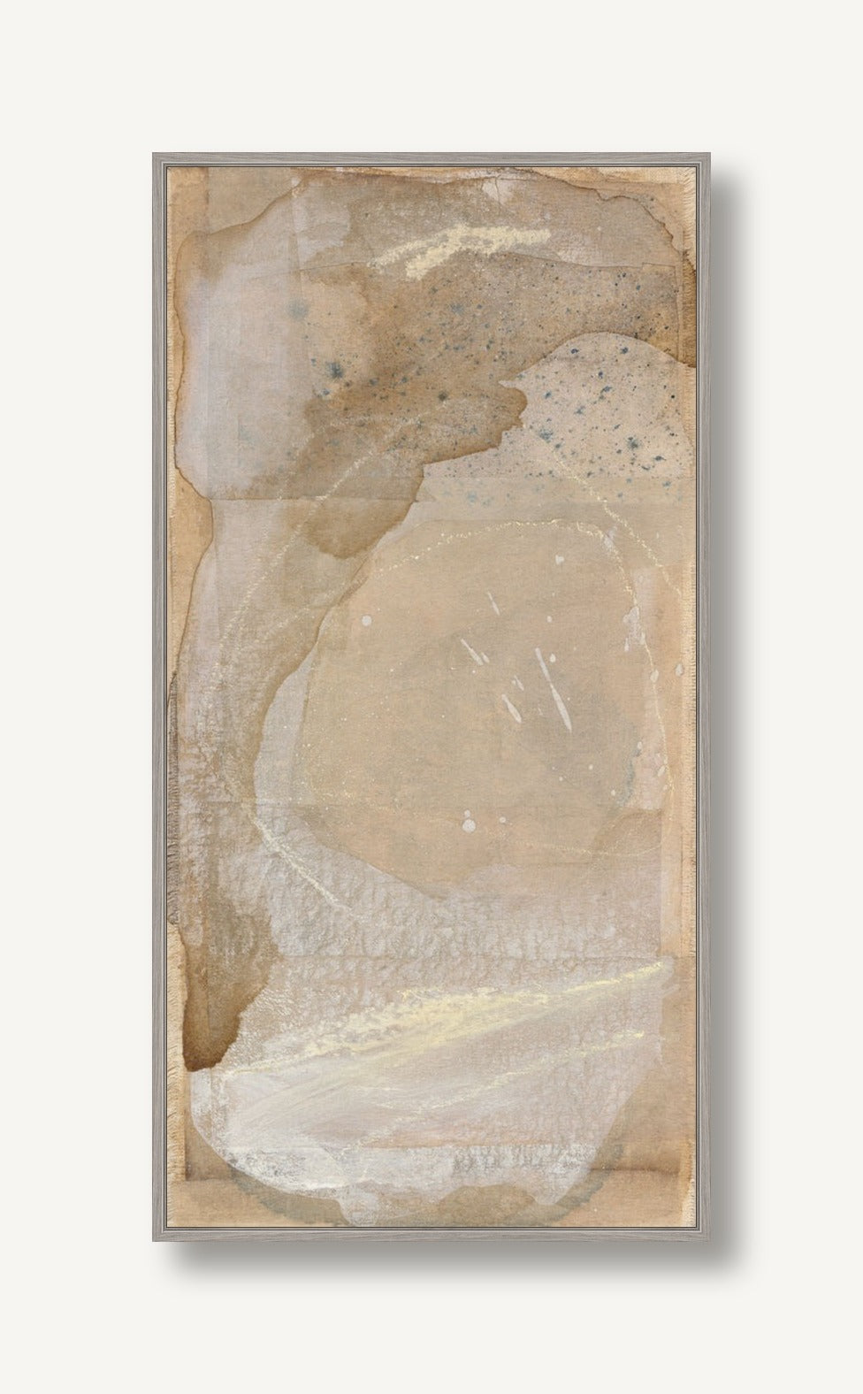 Waves of Umber 1 framed