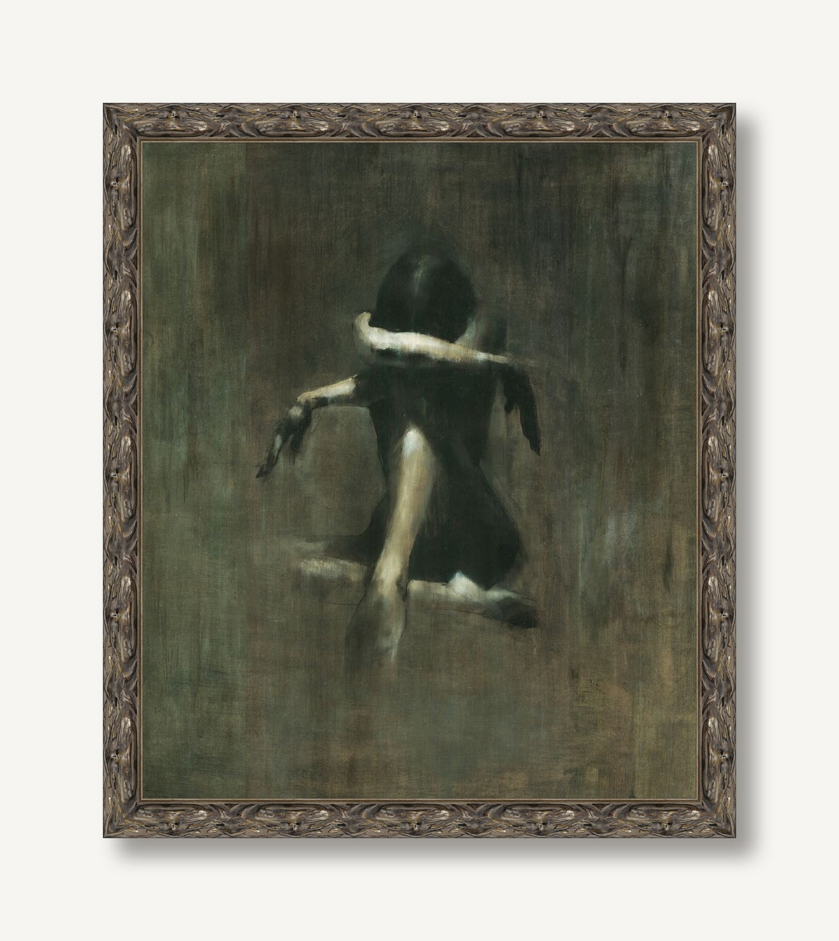 Crying Lightly 1 framed