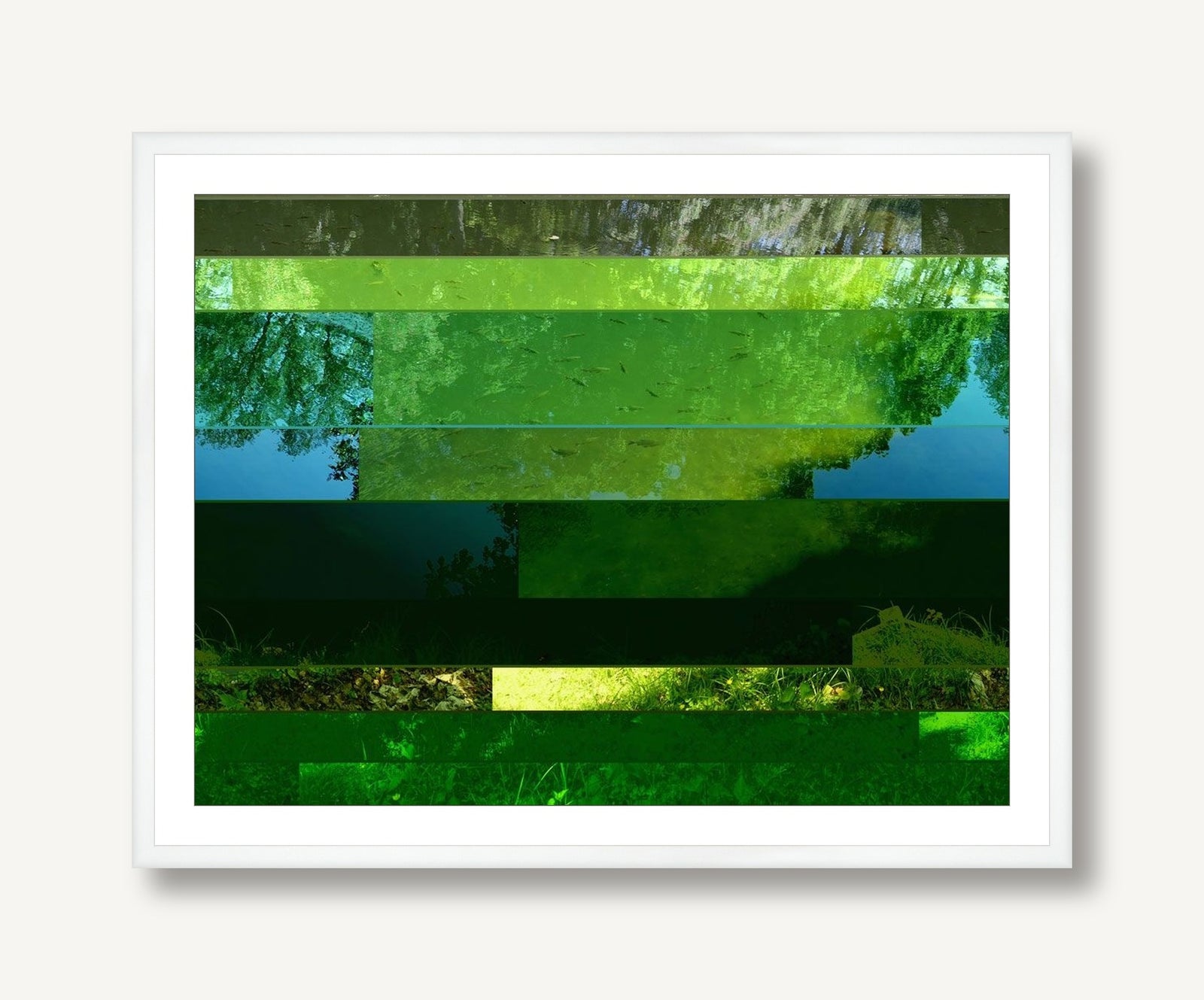 Pond Paradise 2 framed