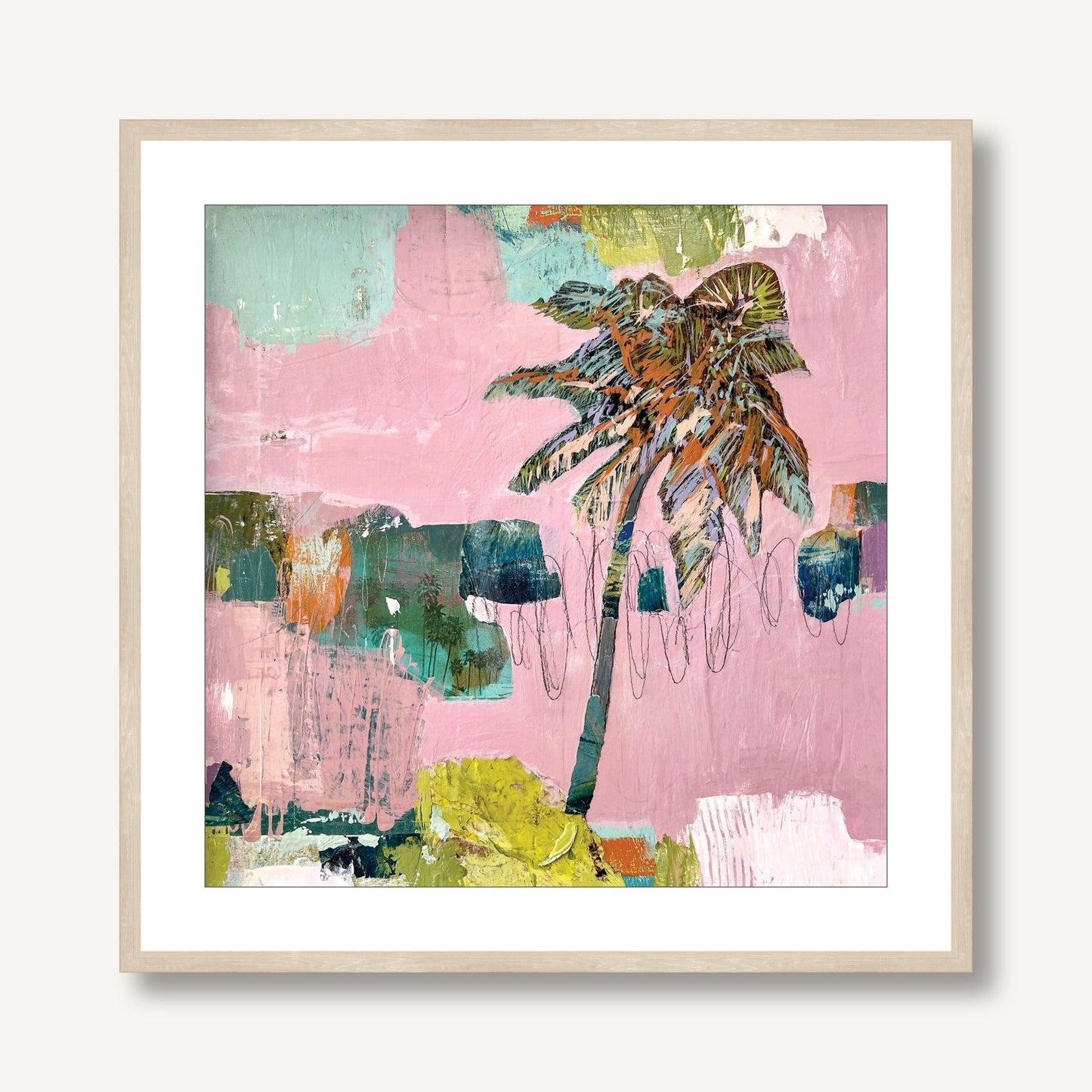 Fiesta Beach 1 framed