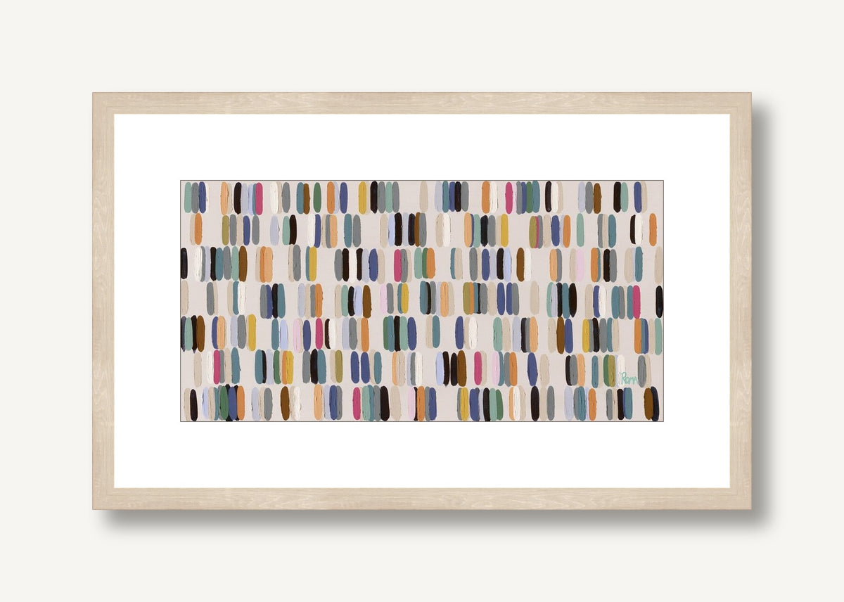 Colorful Joy 1 framed