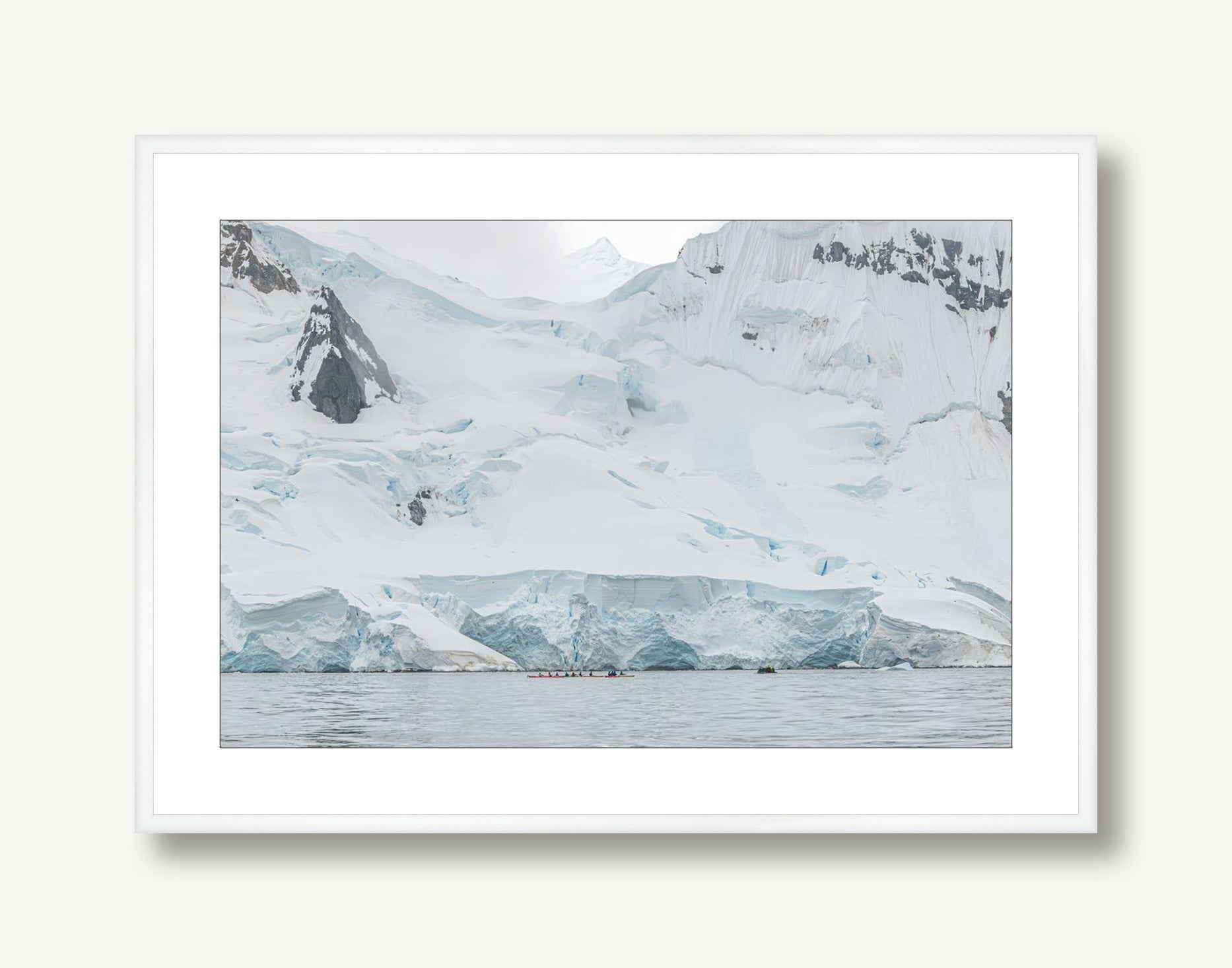Antarctica Kayakers 4 framed