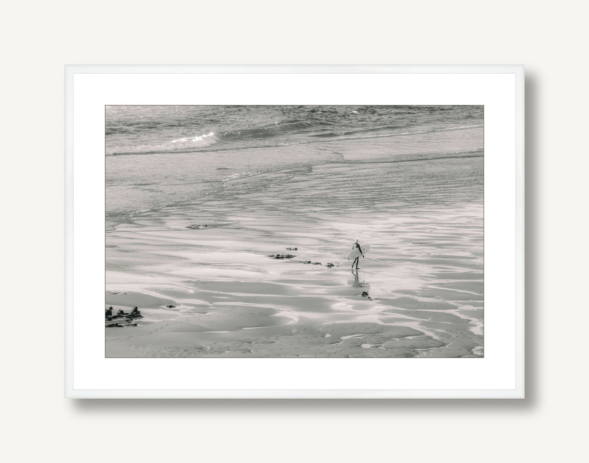 Beach Surfer 1 framed