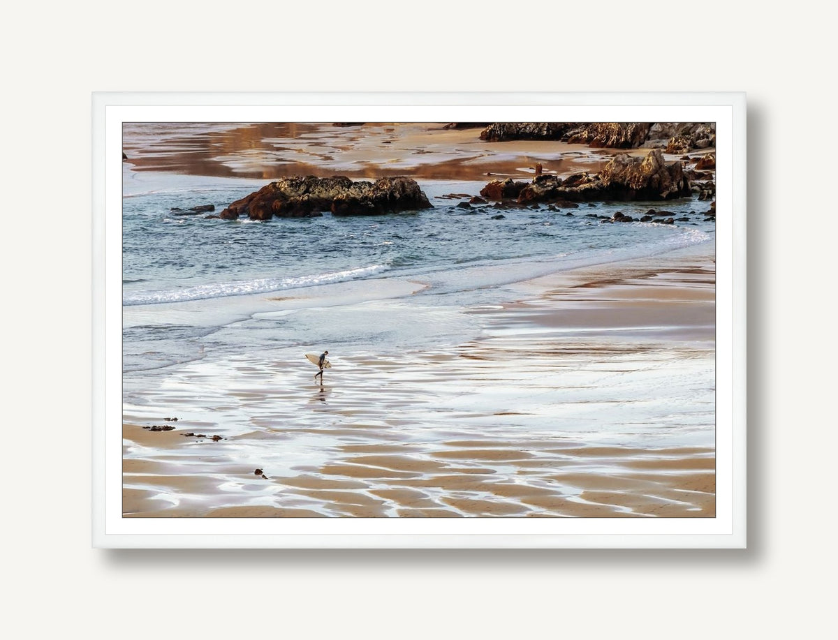 Shore Walk 1 framed