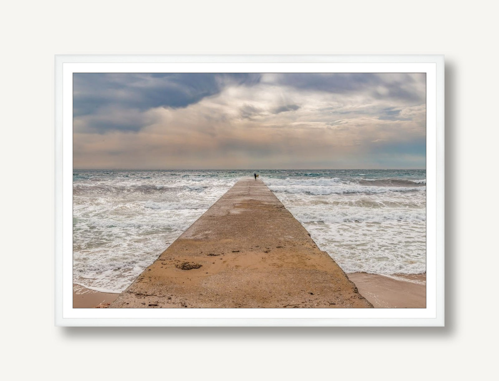 Shore Walk 2 framed