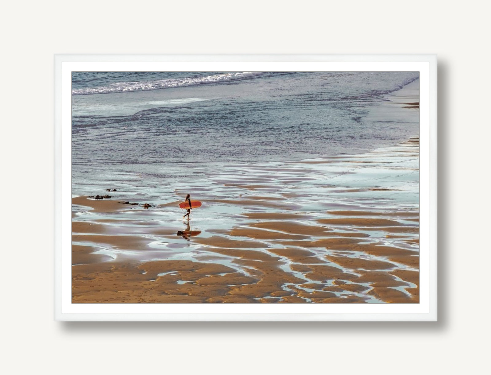 Shore Walk 3 framed