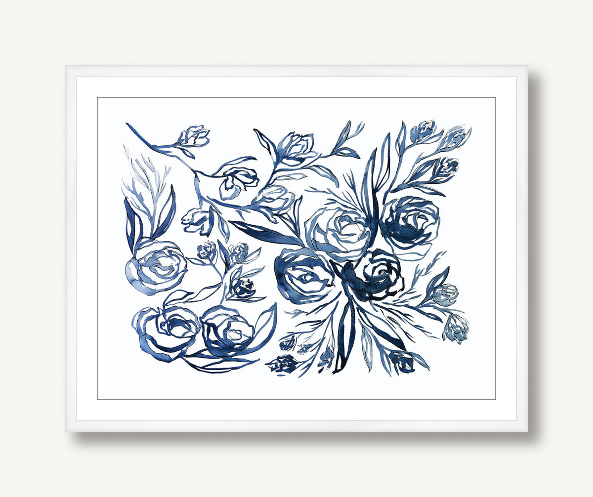 Backyard Botanicals 1 framed