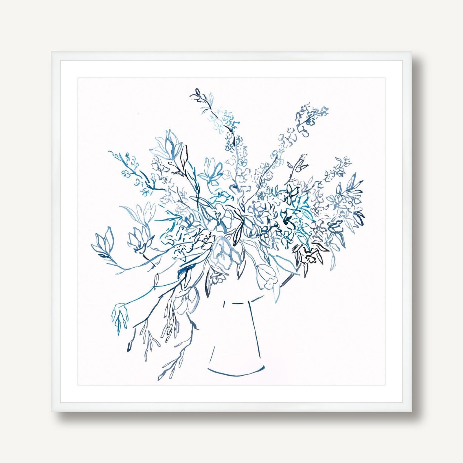 Lively Arrangement 1 framed