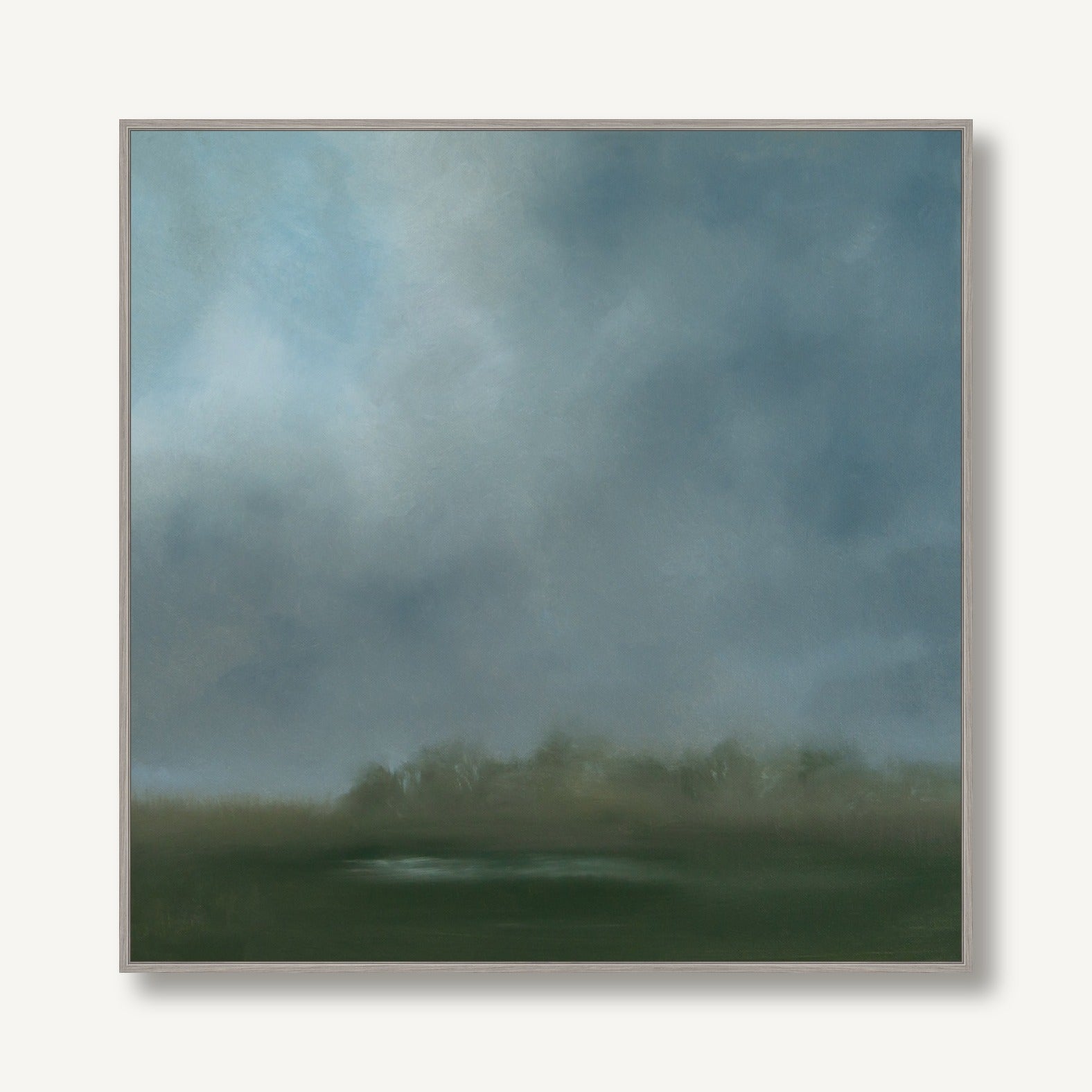 Mist At Dawn 1 framed