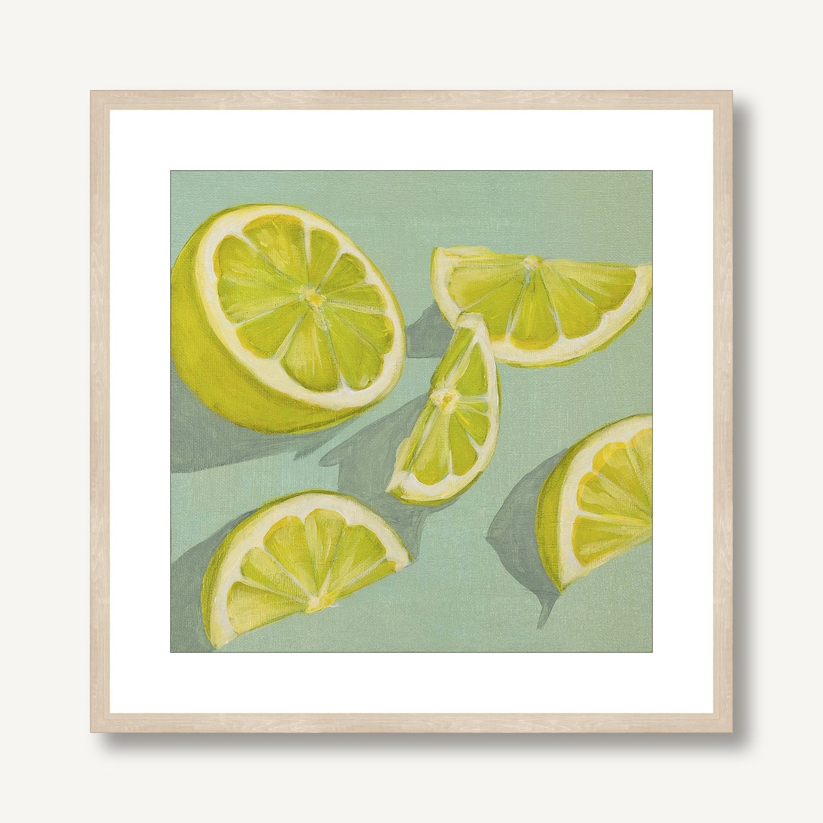 Lemon Slices 1 framed
