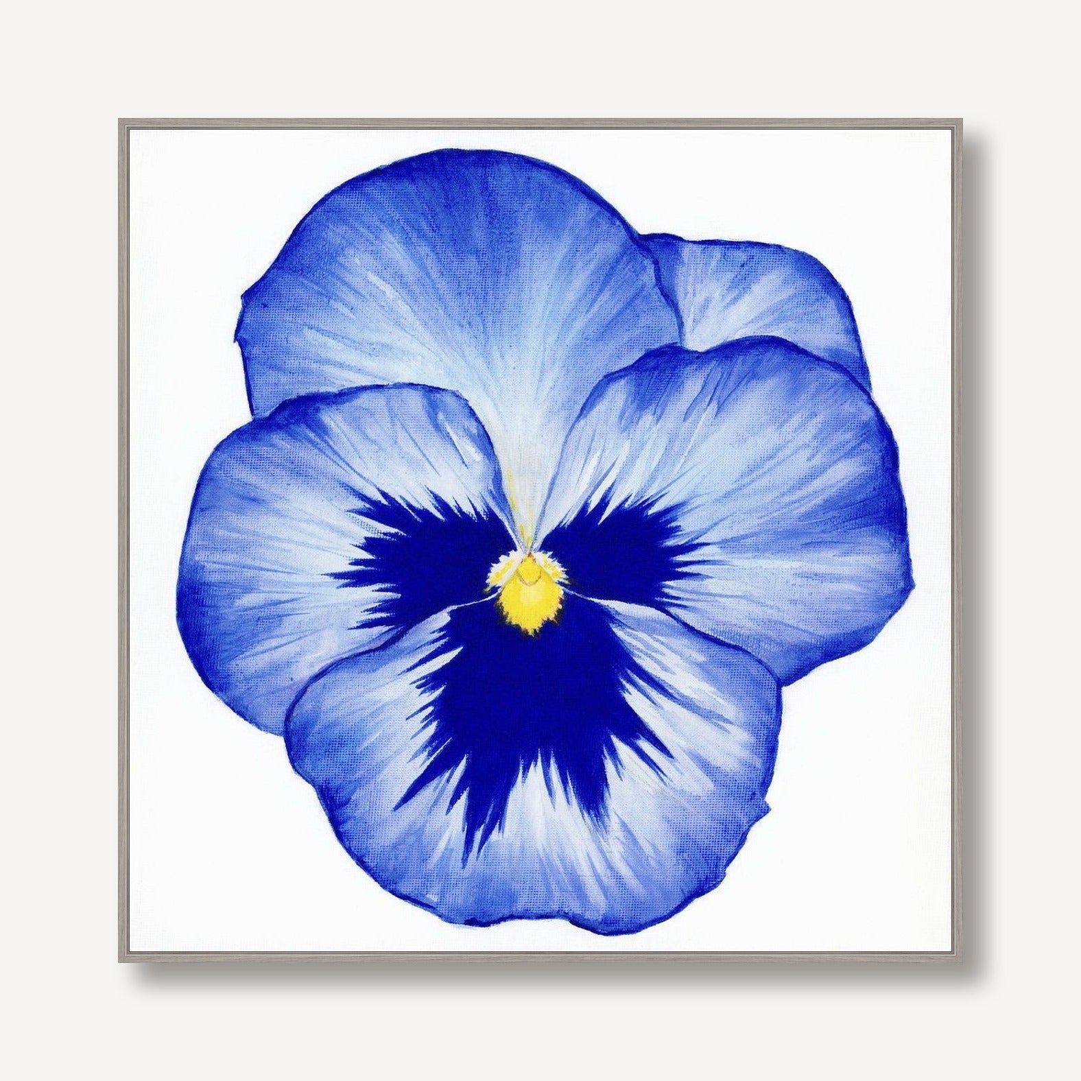 Pansy 1 framed