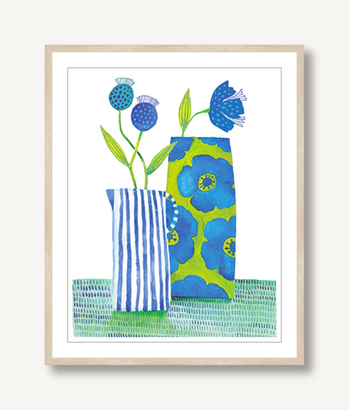 Flora Duet 1 framed